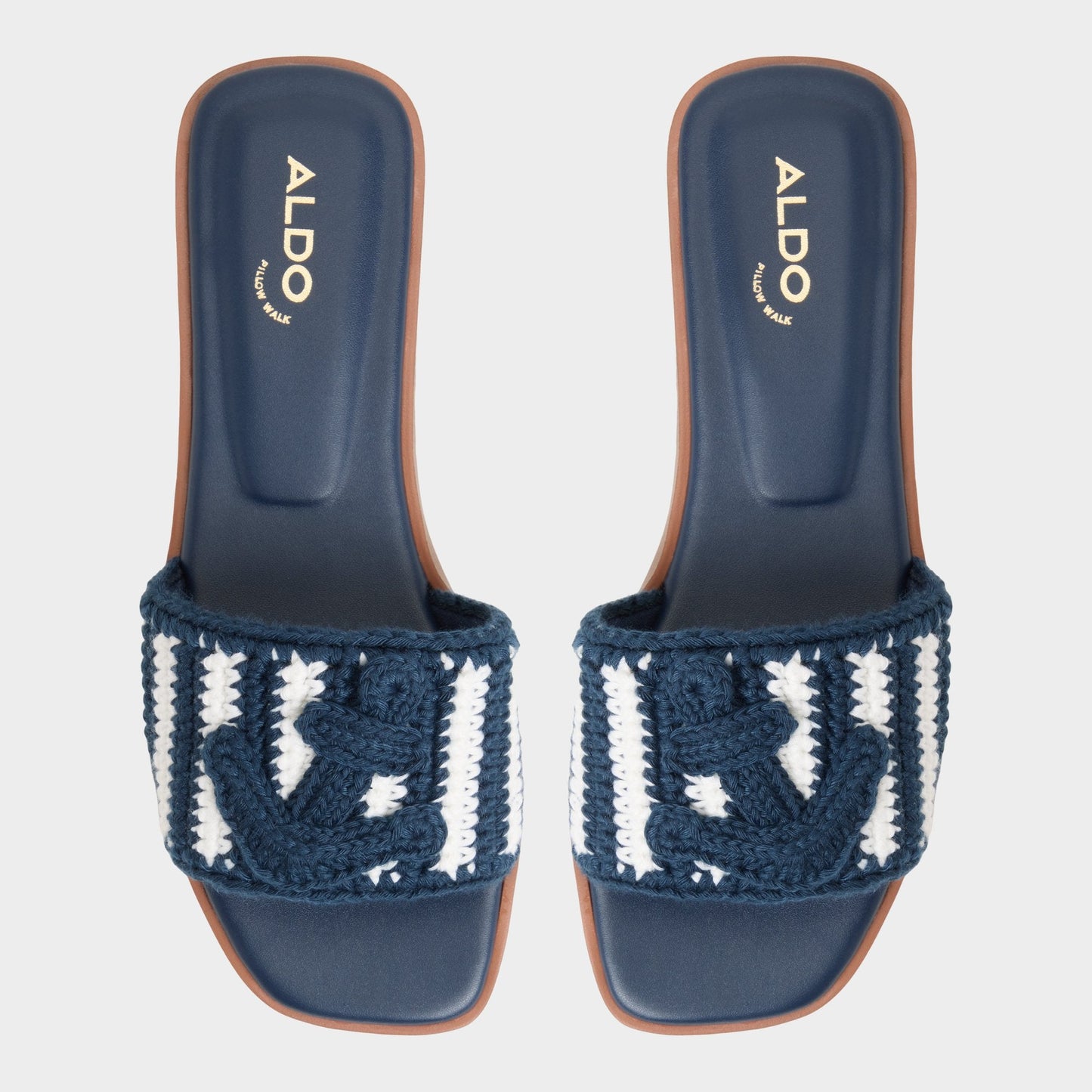 Sabbia Blue Combo Women's Flats - Slide sandal - Blue Combo