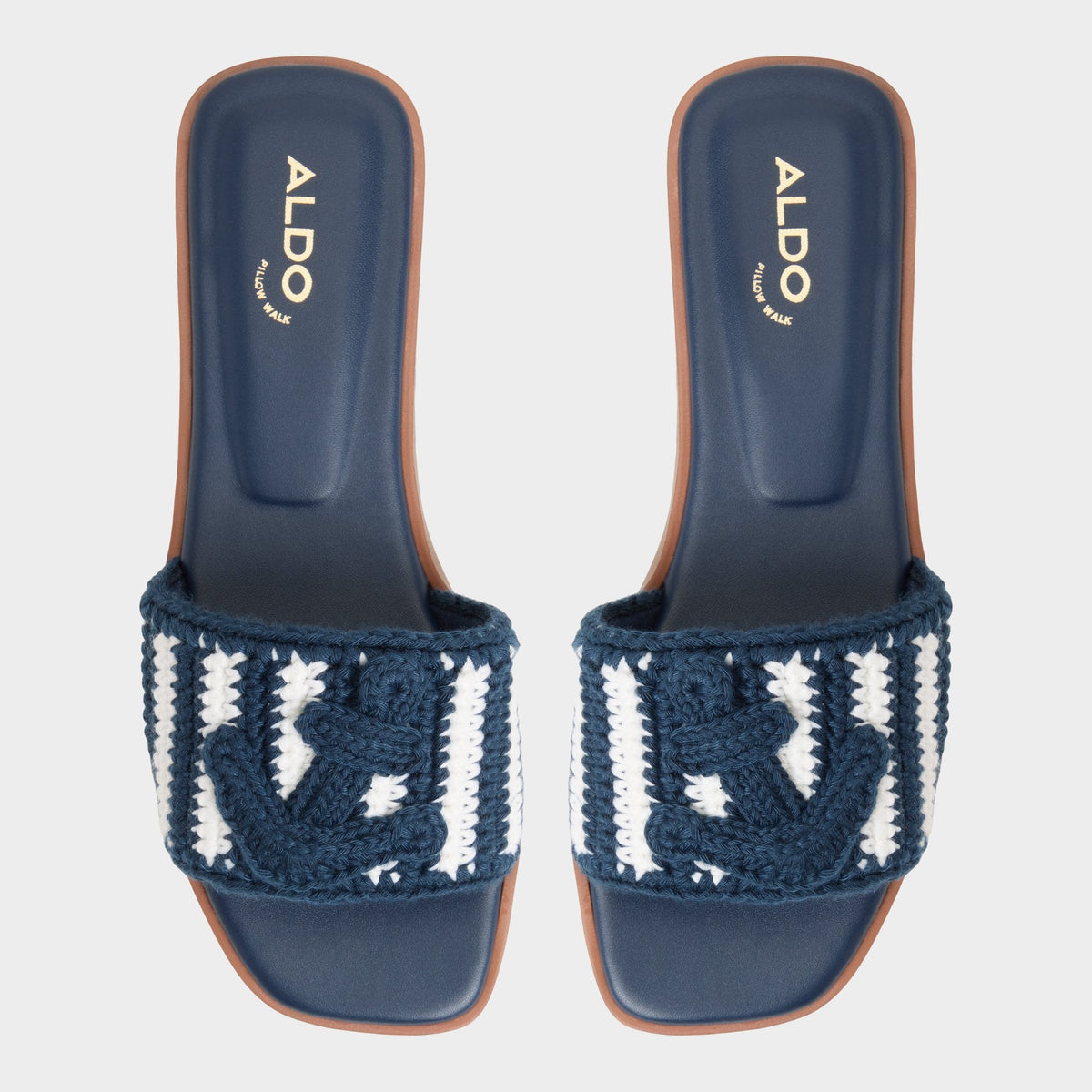 Sabbia Blue Combo Women's Flats - Slide sandal - Blue Combo