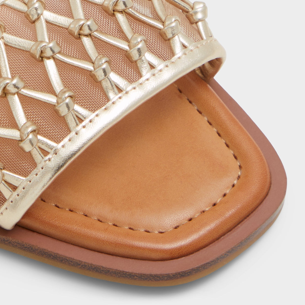 Seazen Gold Women's Flats - Flat sandal - Gold