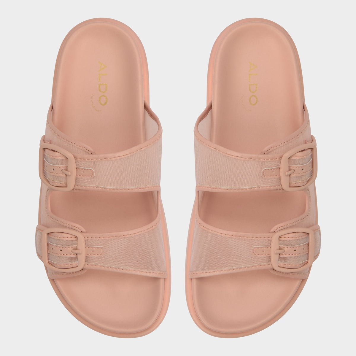 Devanassi Light Pink Women's Footbed sandals - - Light Pink