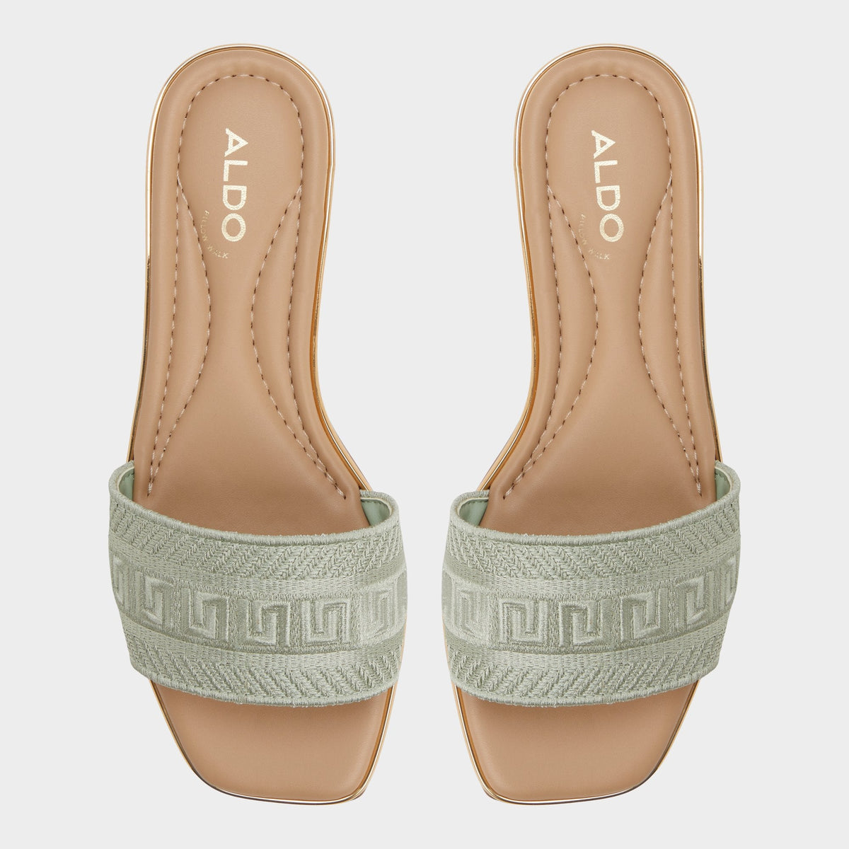 Oceania Other Green Women's Flats - Slide sandal - Other Green