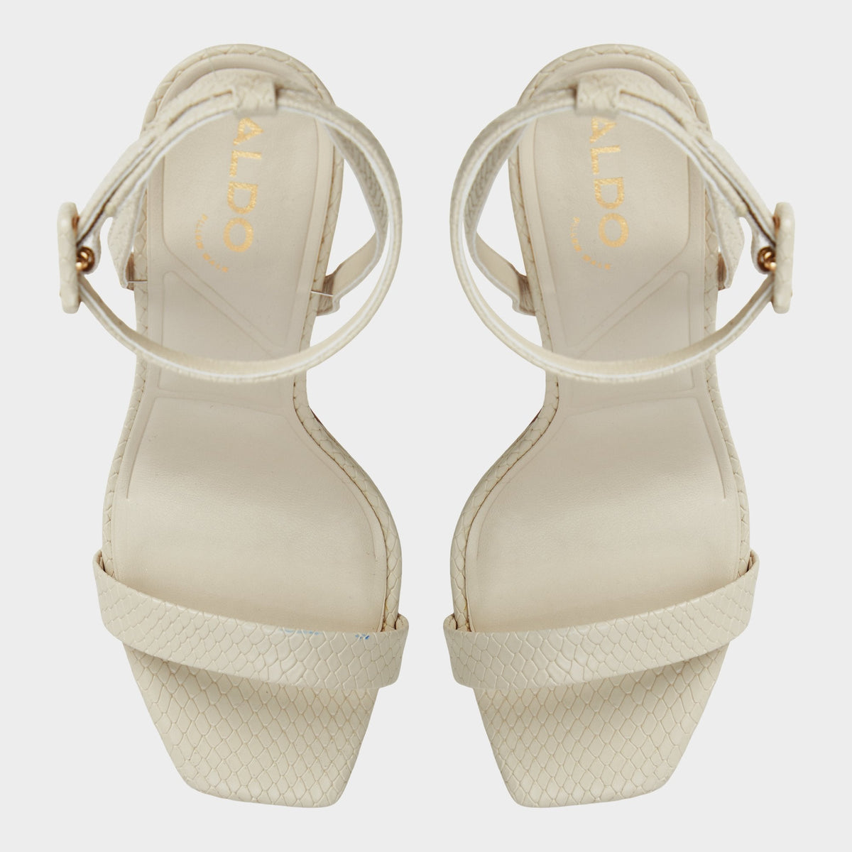 Kaathy Light Brown Women's Strappy Heels - Strappy heeled sandal - Light Brown