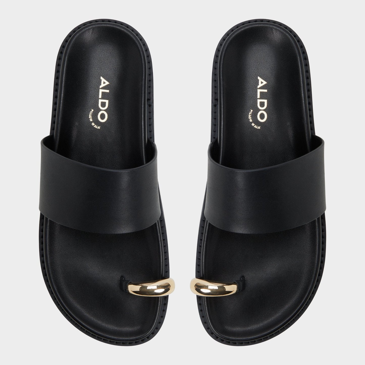 Beachstroll Black Women's Footbed sandals - Footbed sandal, Footbed sandal - Black