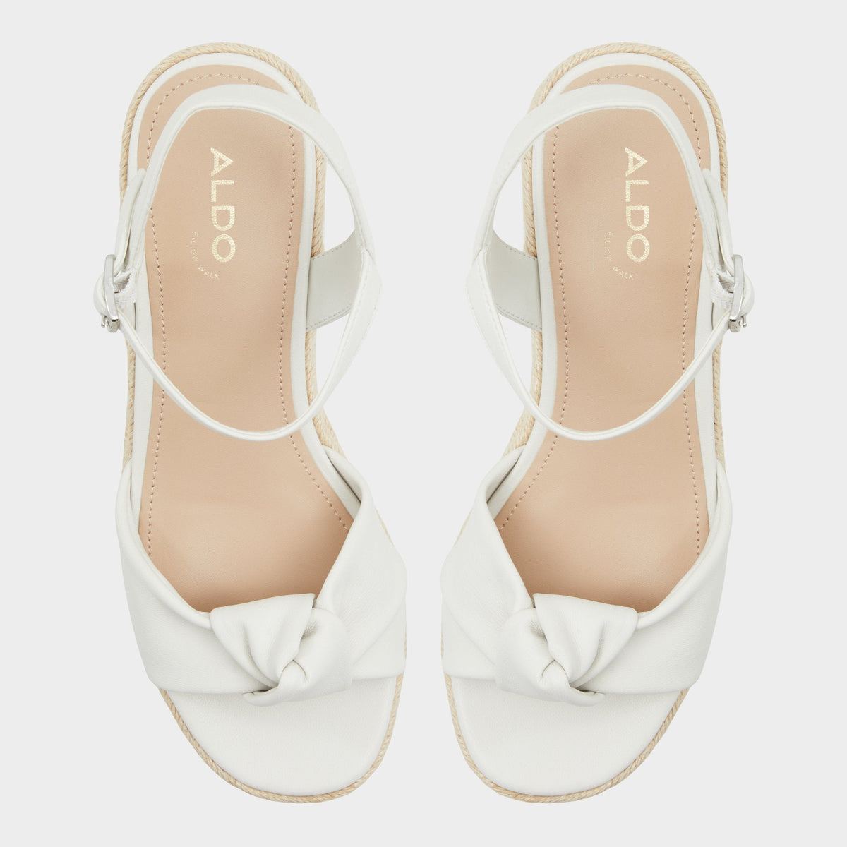 Annamarie White Women's Wedges - Wedge sandal, Wedge heel - White