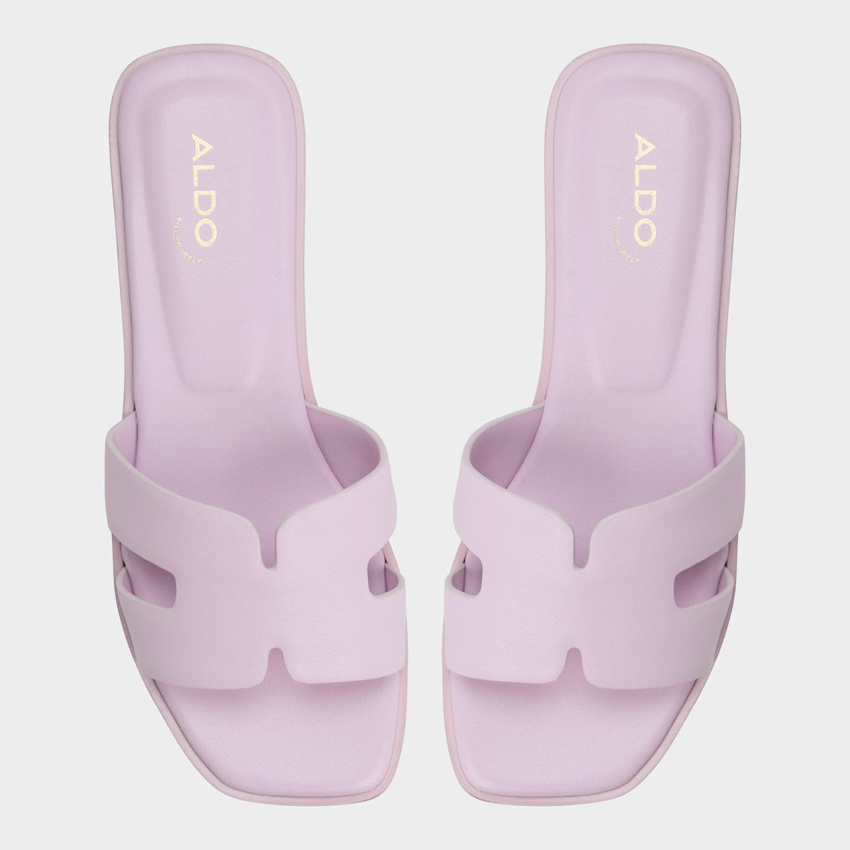 Itsandal Light Purple Women's Flats - Slide sandal - Light purple