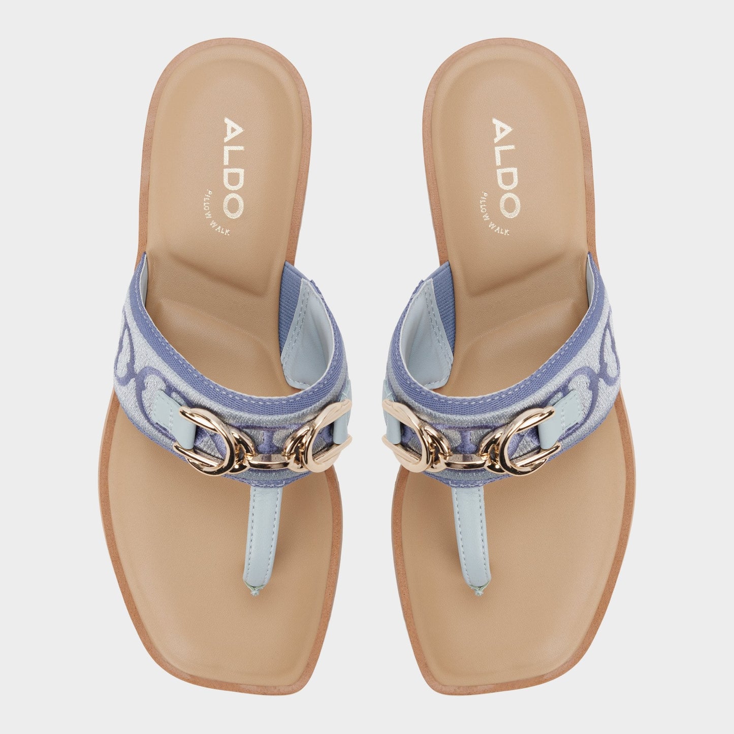 Coralynna in Other Blue - T-strap sandal - Other Blue
