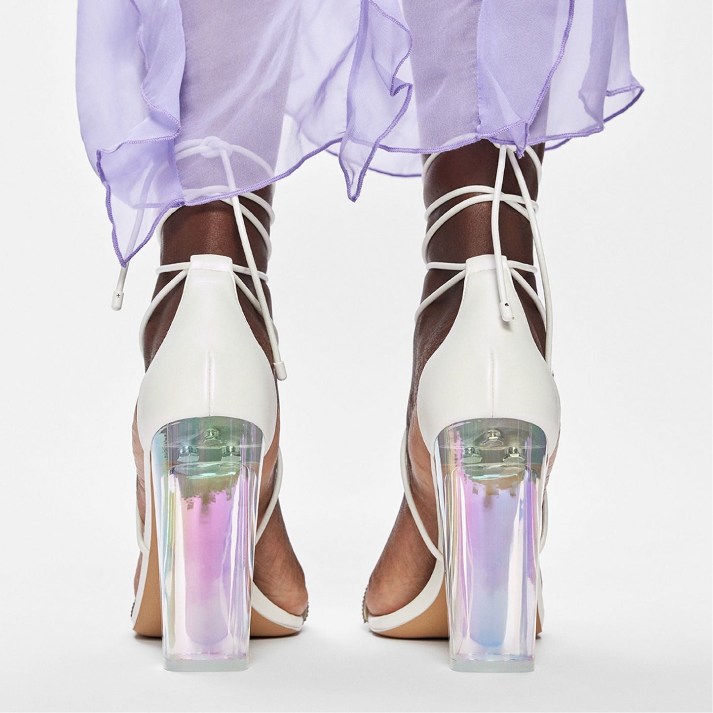 Onardonia in Open Natural - Strappy sandal, Block heel - Open Natural