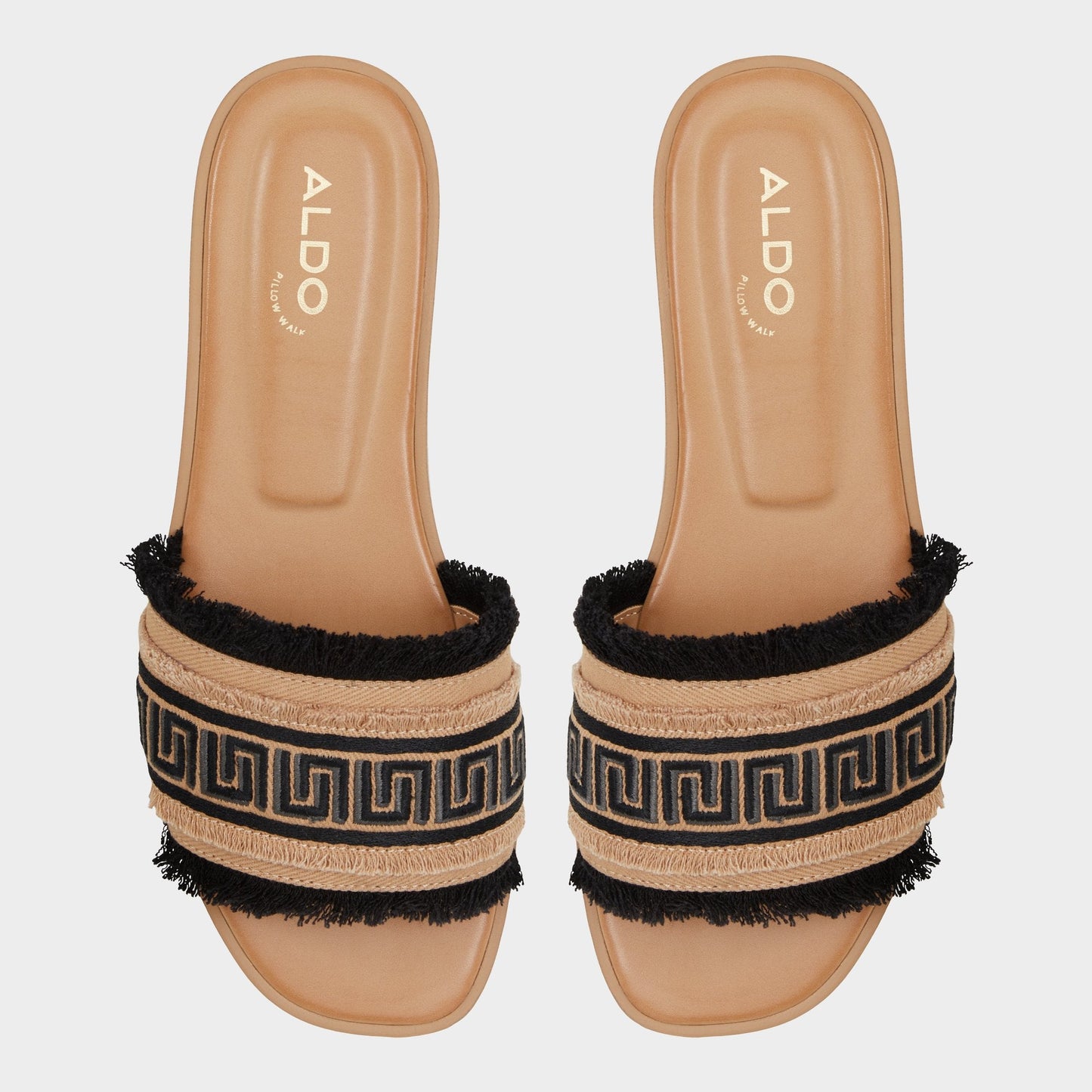 Nalani Open Black Women's Flats - Slide sandal - Open Black