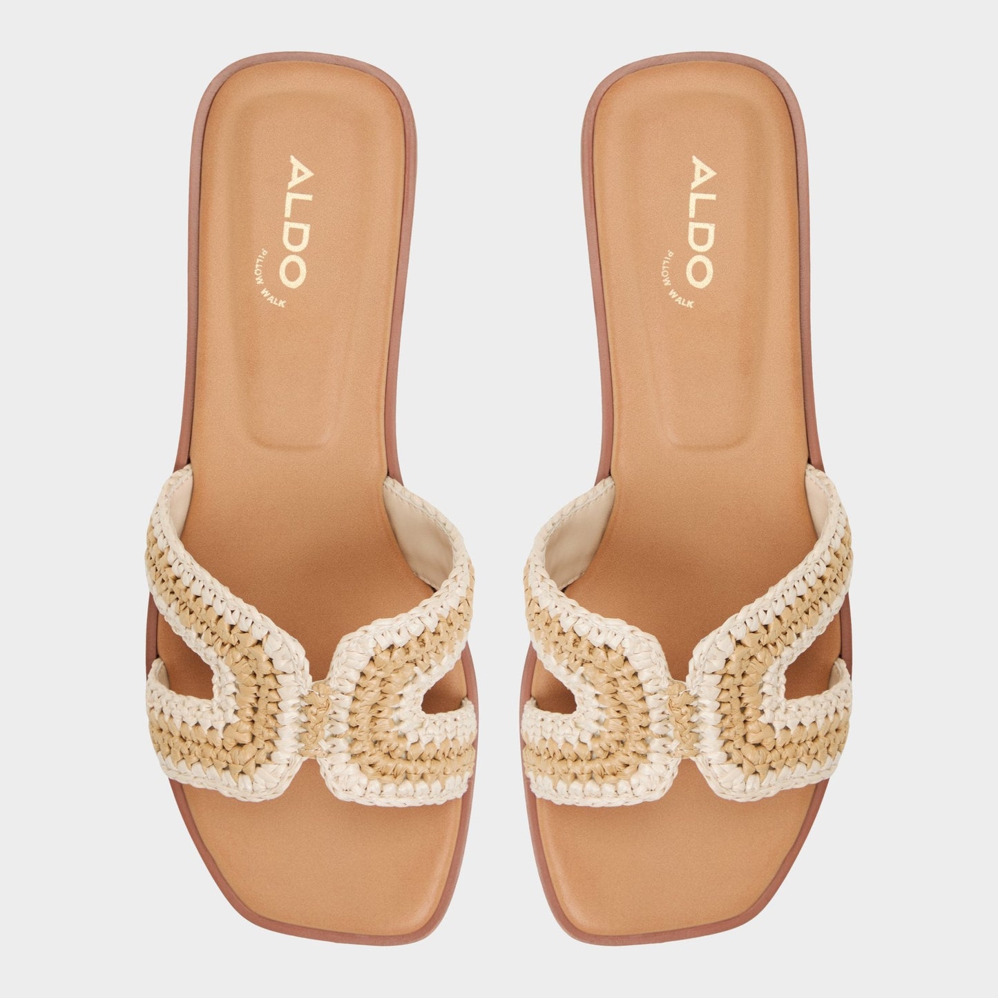 Itsandal Beige Women's Flats - Slide sandal - Beige