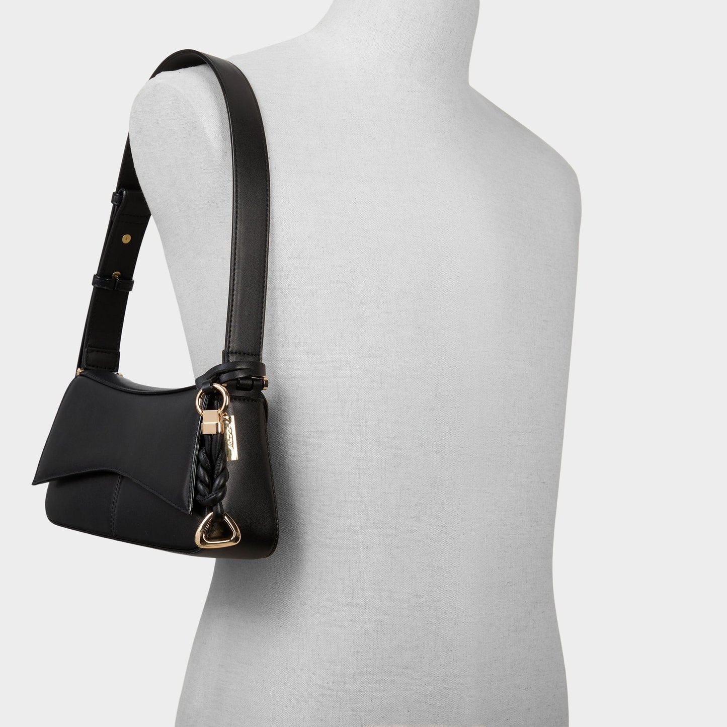 Evenaa in Black Overflow - Shoulder bag - Black overflow