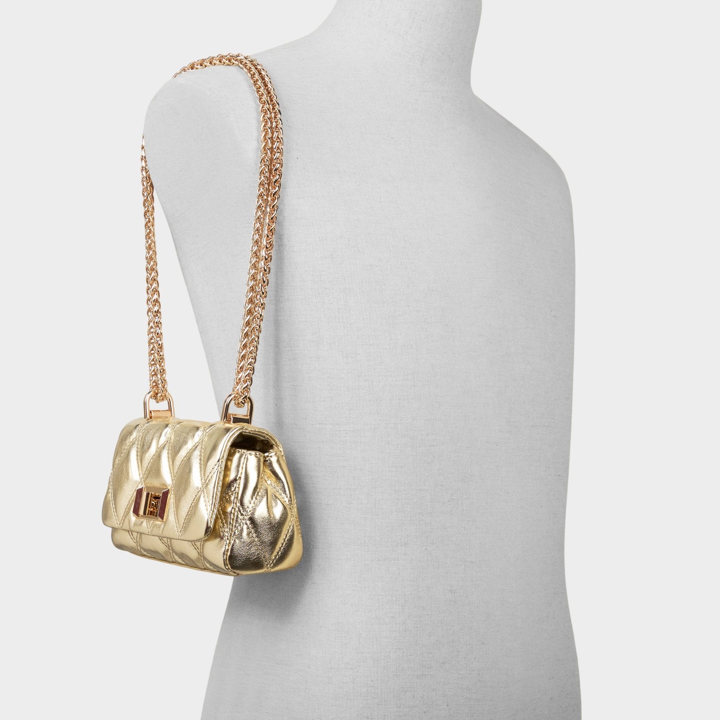 Ledia Gold Women's Iridescent metallics - Crossbody bag - Gold
