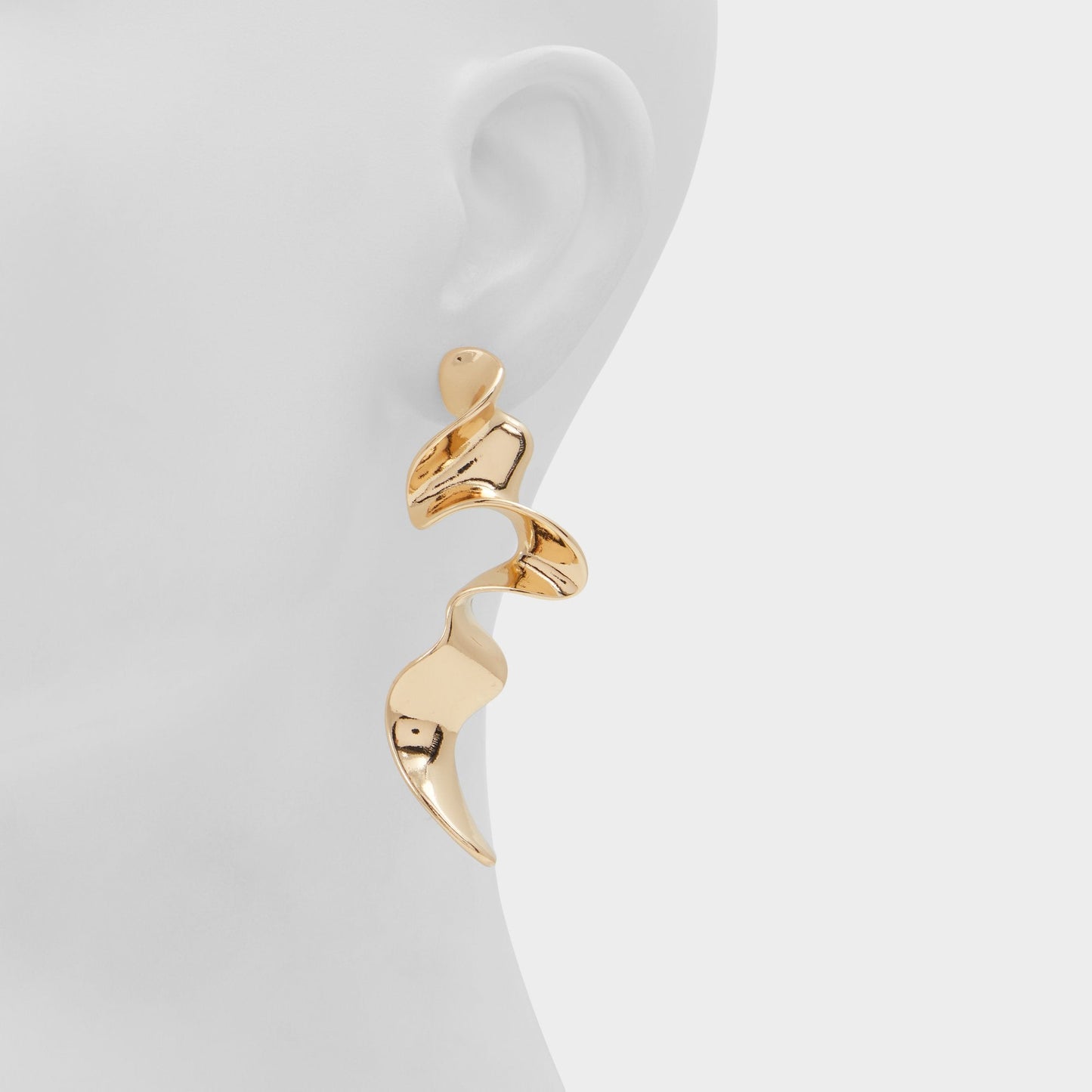 Triral Gold Women's Earrings - Drop earrings - Gold
