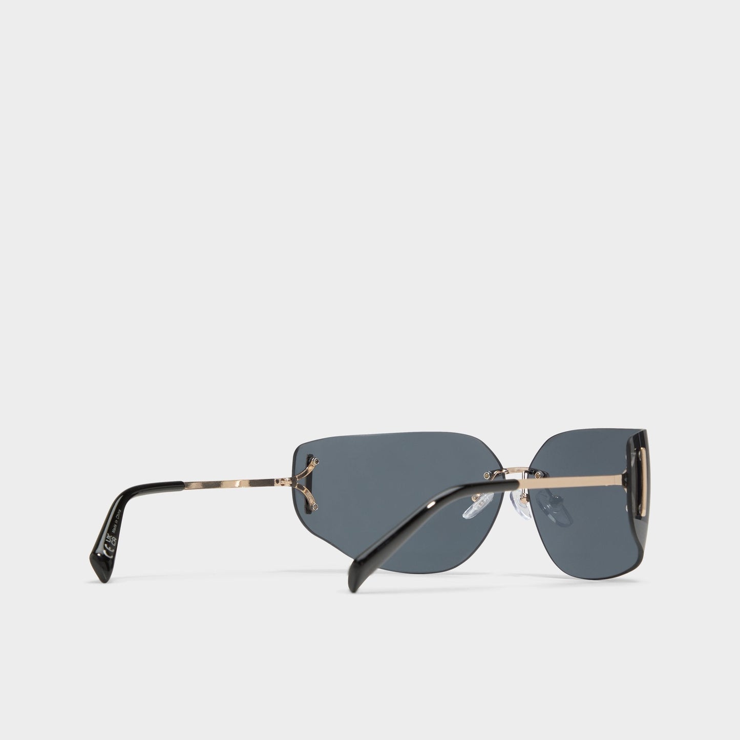 Pigowenx Gold Women's Square - Square sunglasses - Gold