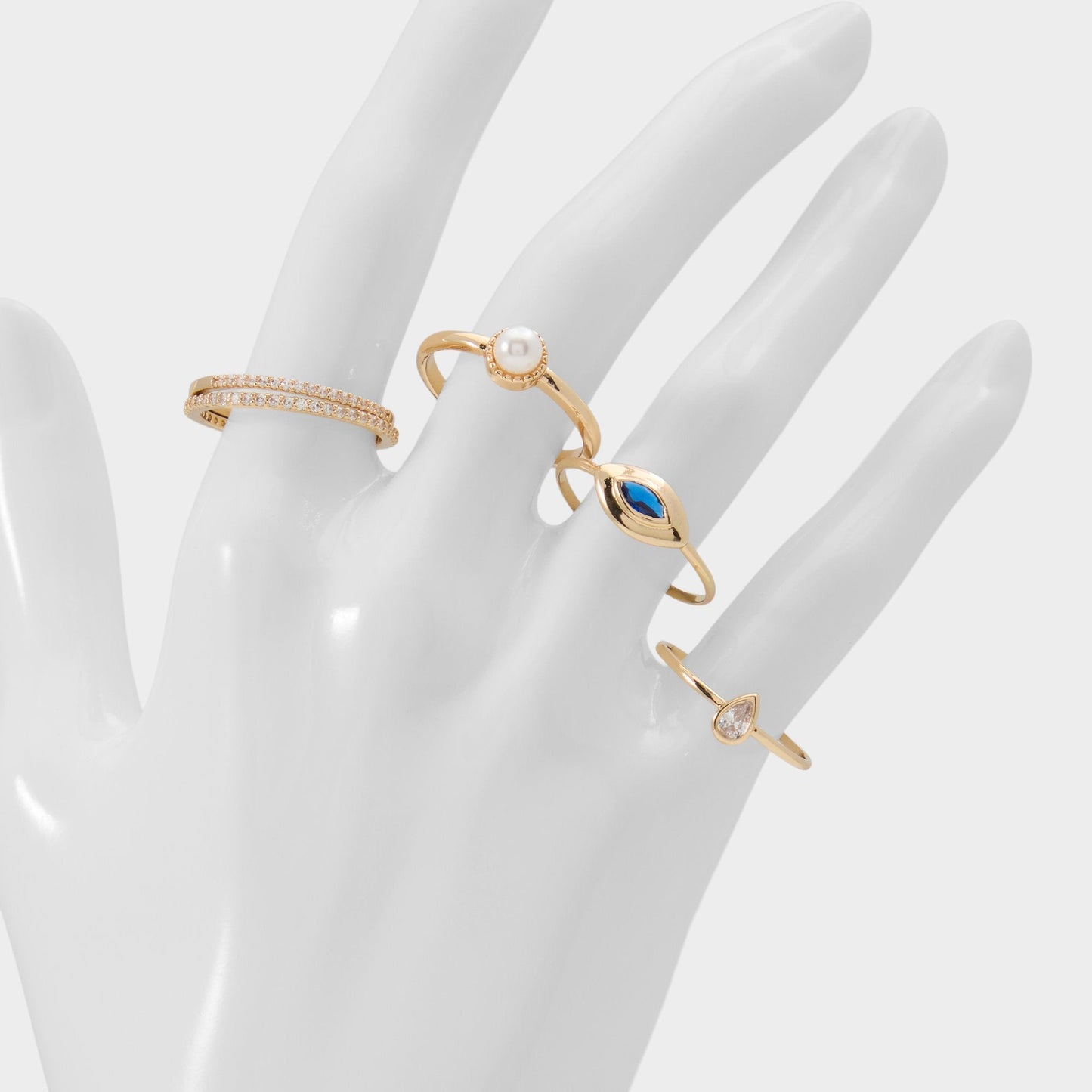 Auraeye in Light Blue - Stackable rings - Light Blue