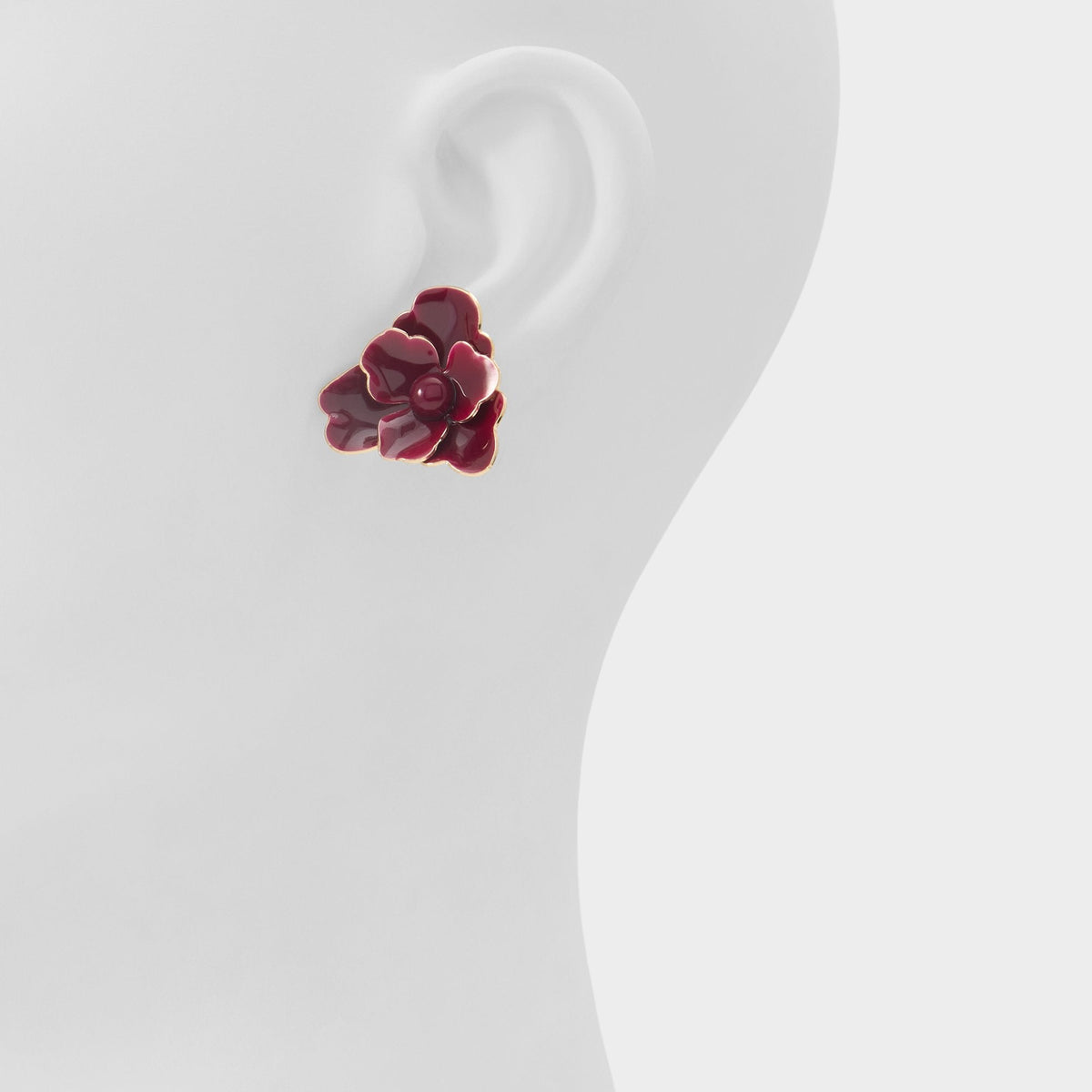 Luccyymini in Bordo - Statement earrings - Bordo