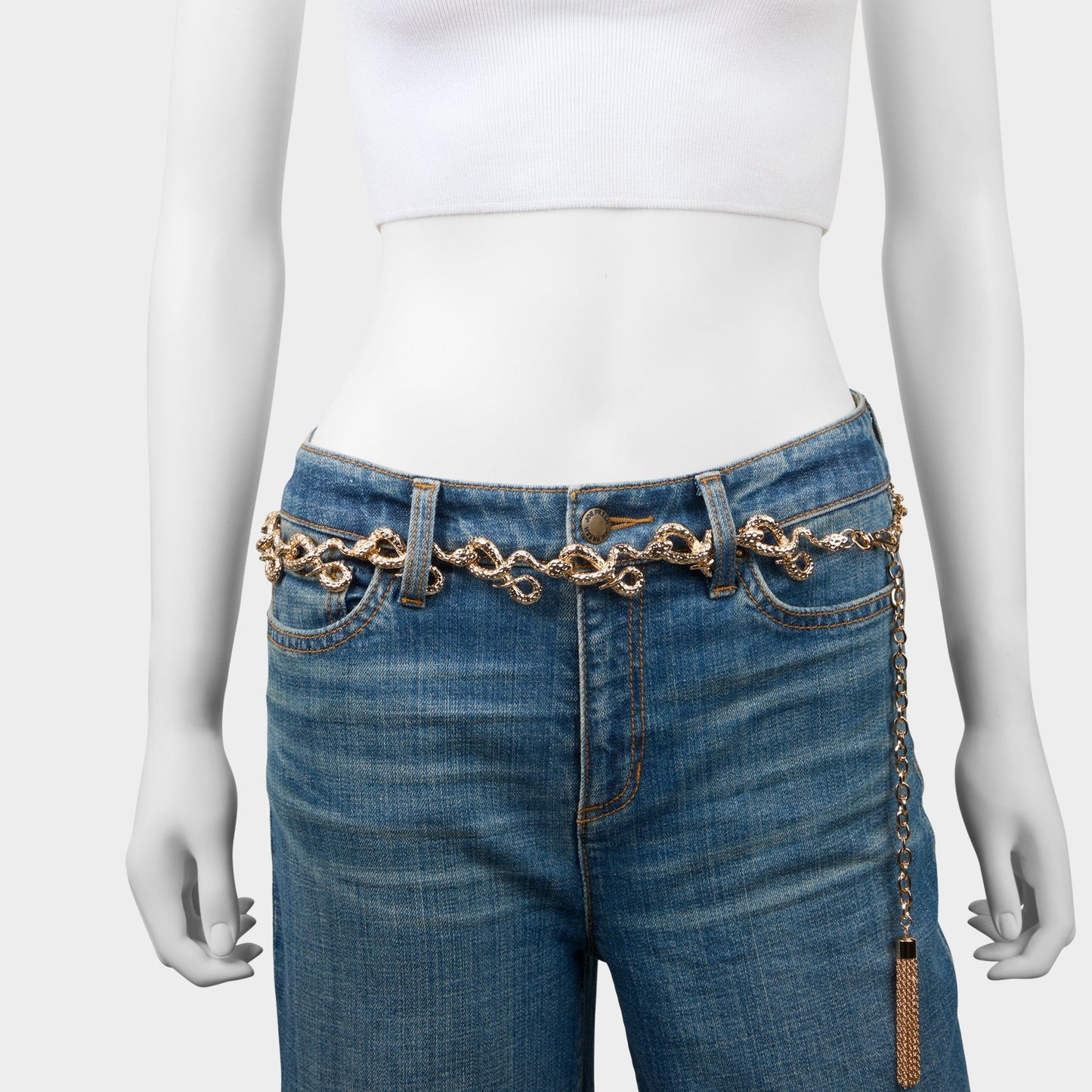 Viperelle in Gold - Belt - Gold