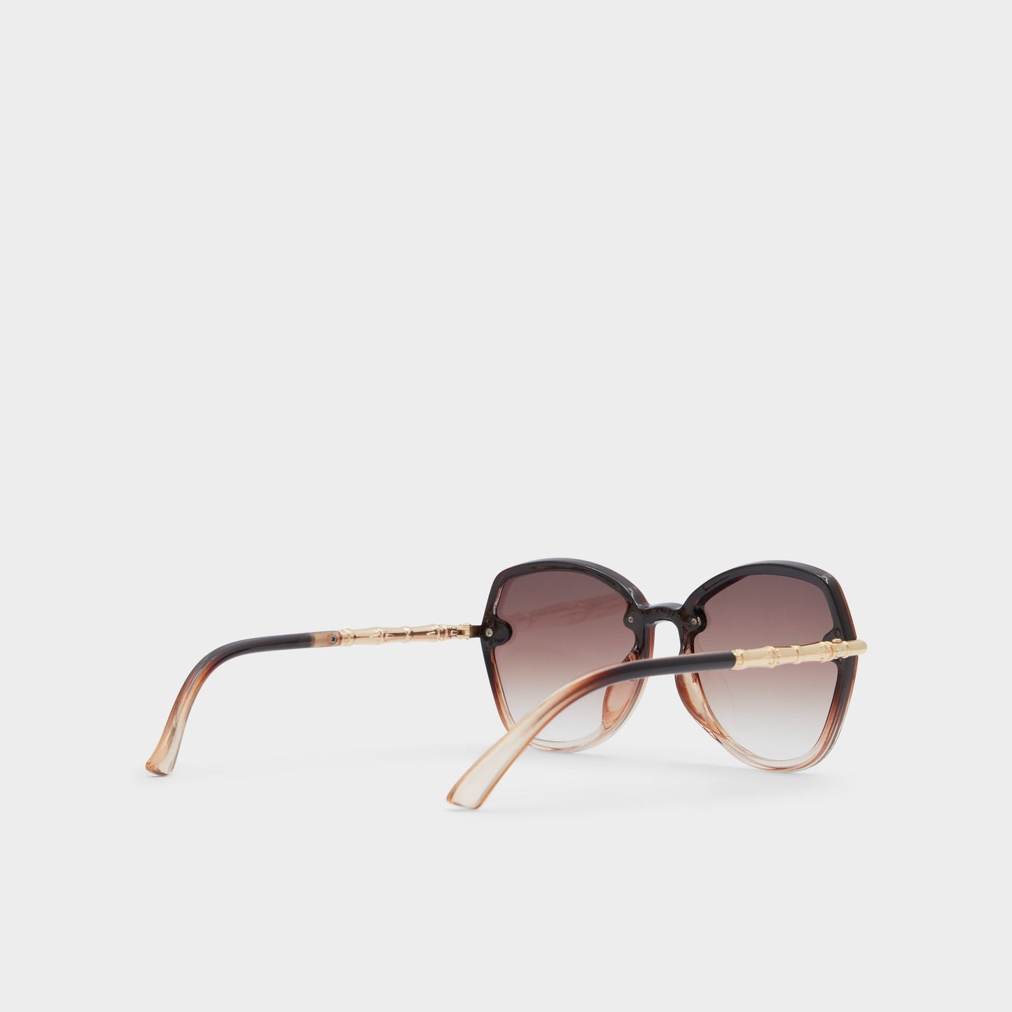 Cortegaca Brown Women's Round - Square sunglasses - Brown