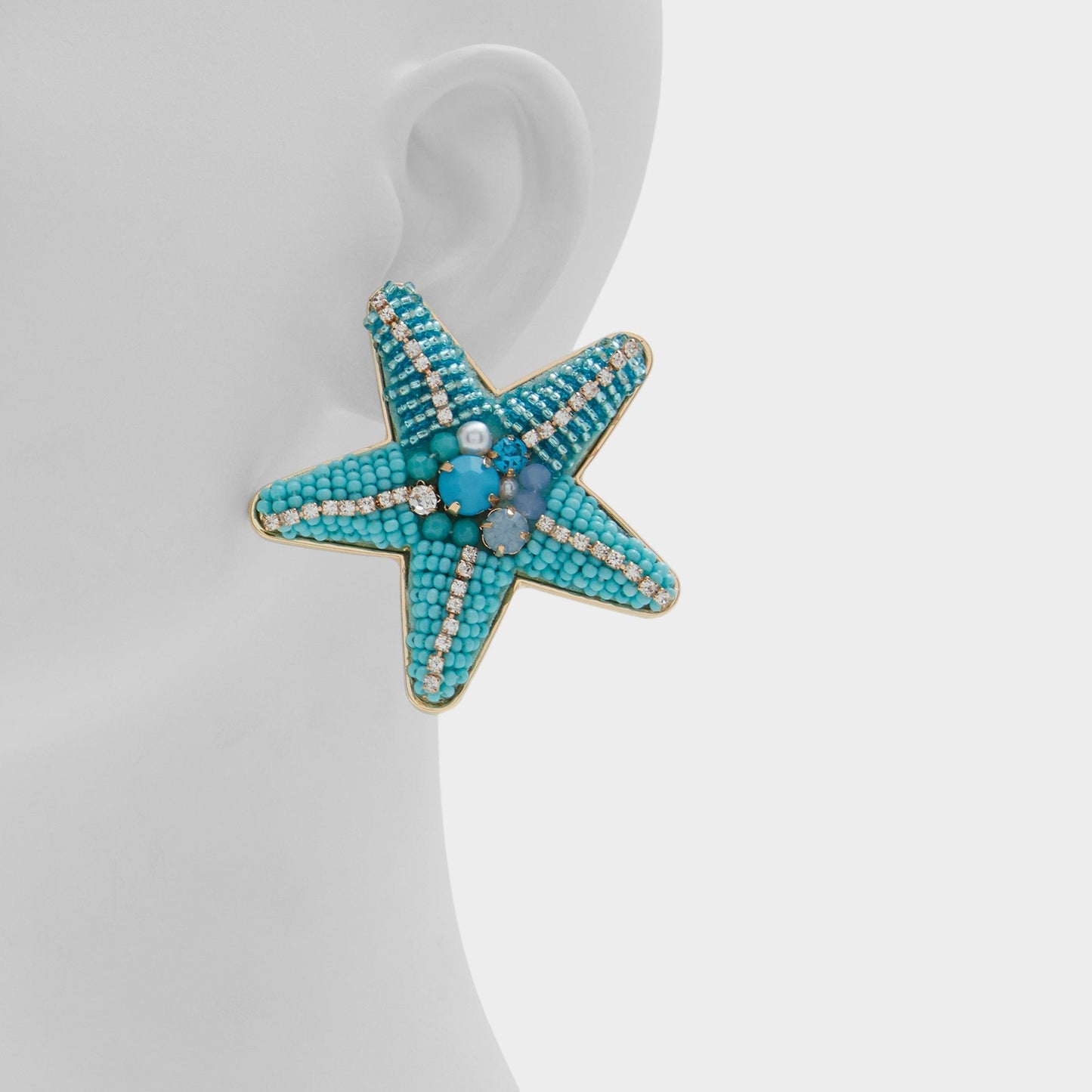 Starfishh in Turquoise - Statement earrings - Turquoise