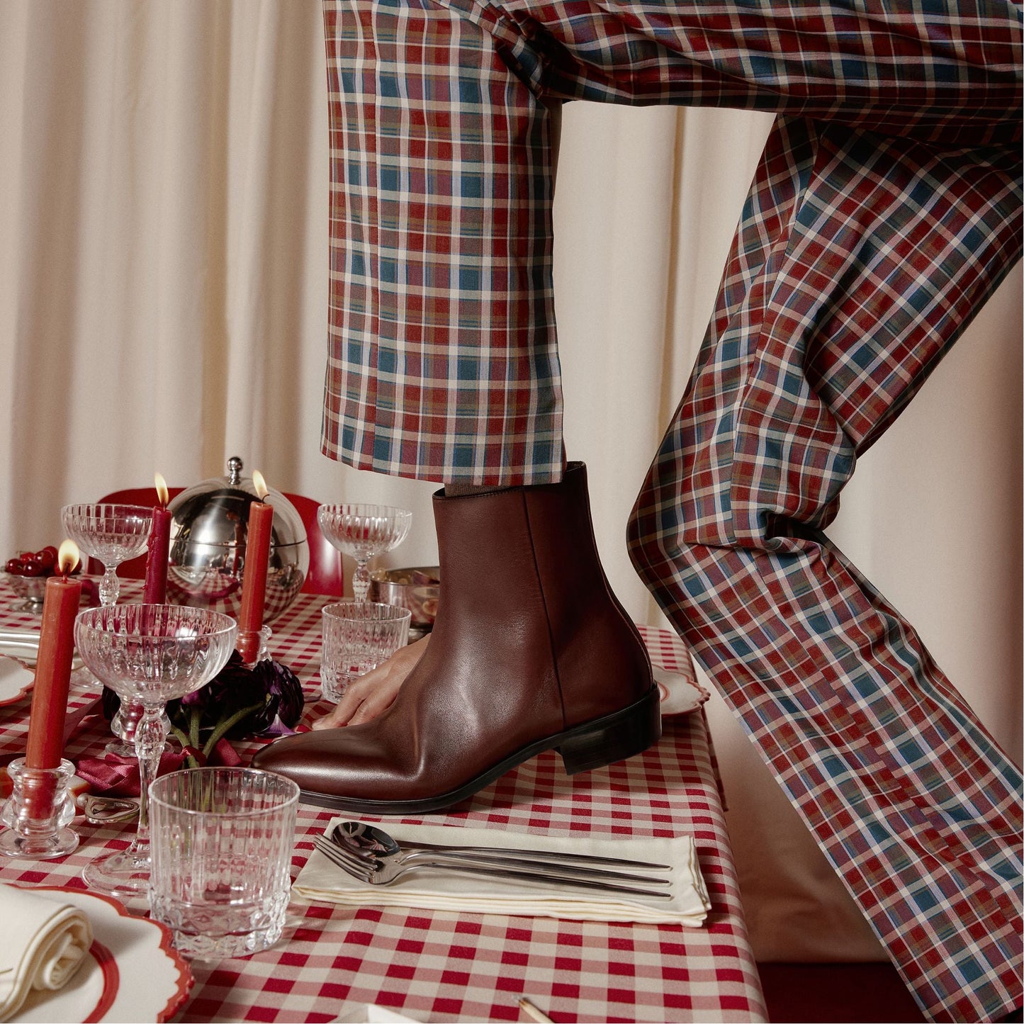 Amur in Bordo - Ankle boot - Bordo
