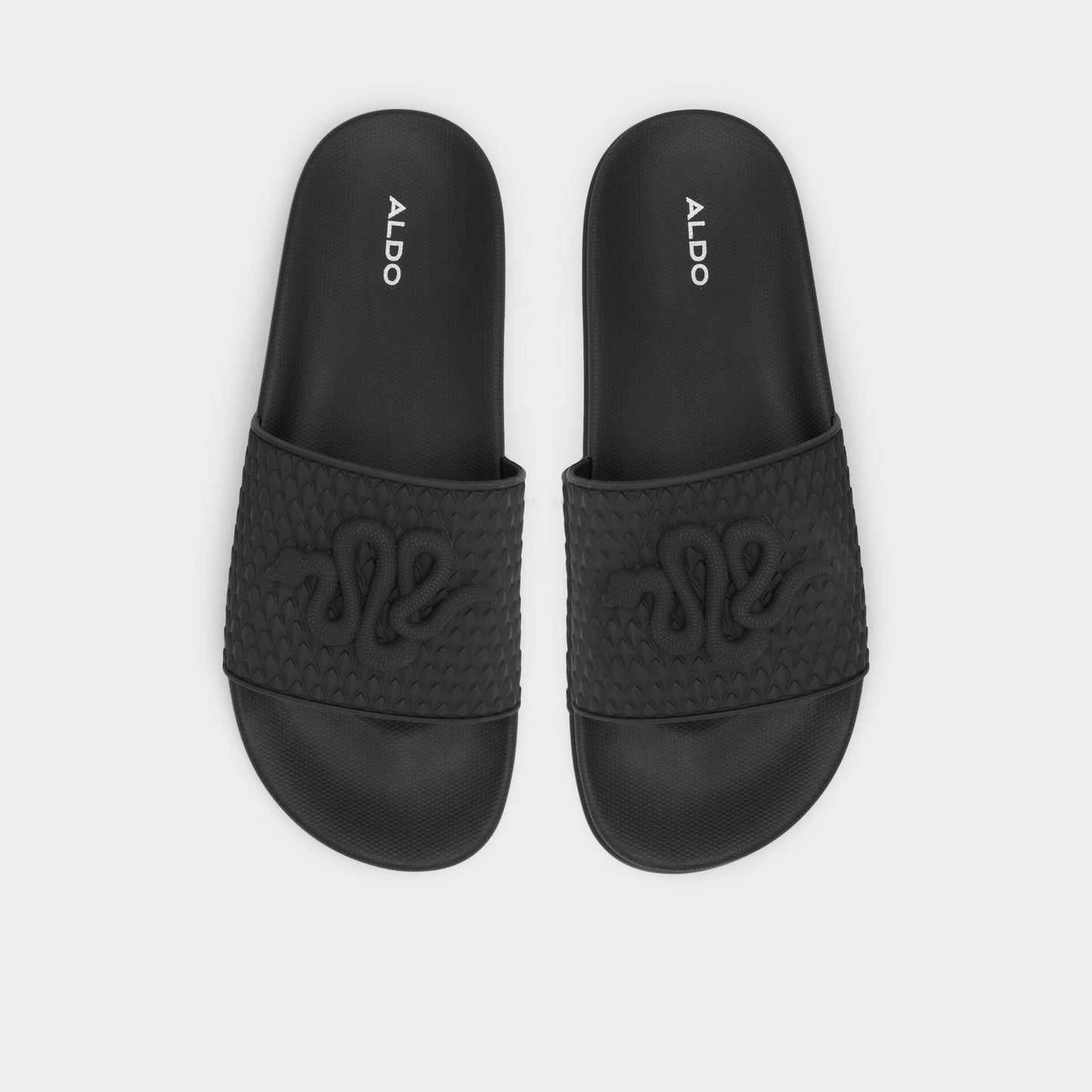 Kedau Black Men's Slides - Slide sandal - Black