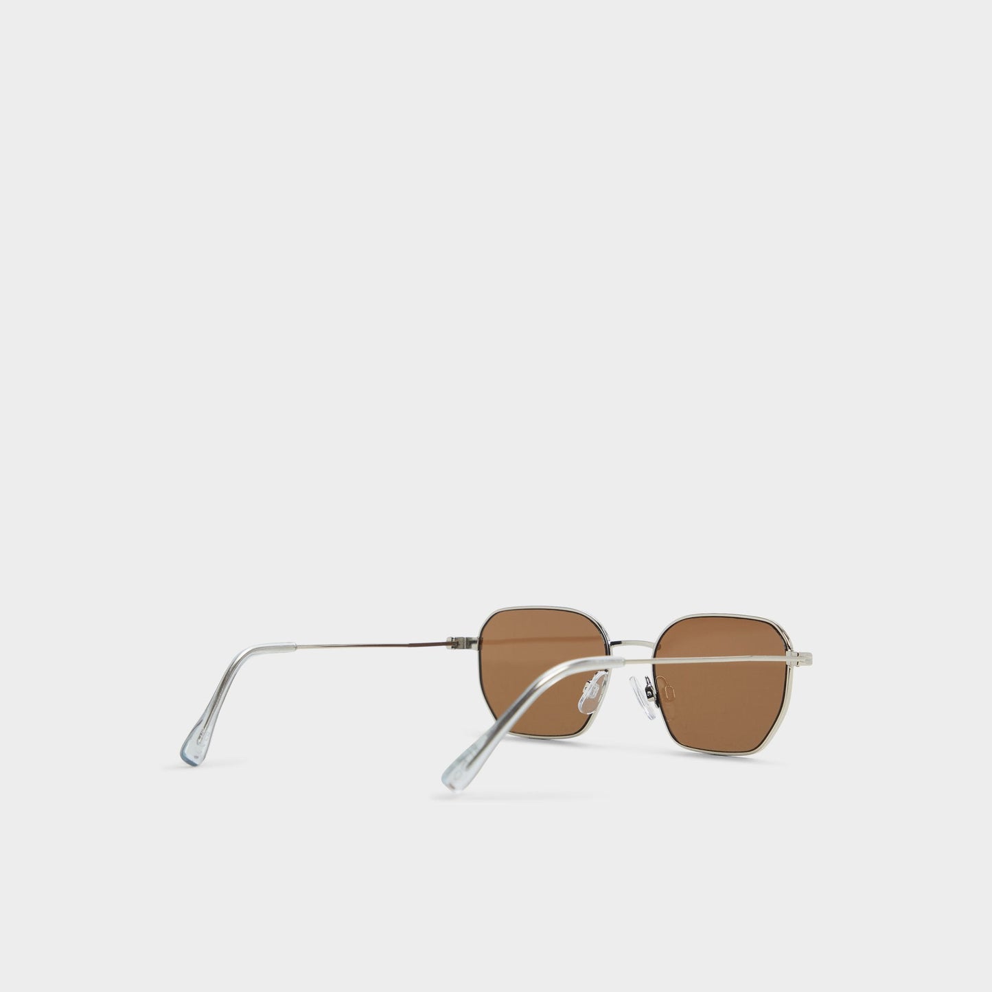 Flyynn in Silver - Rectangle sunglasses - Silver