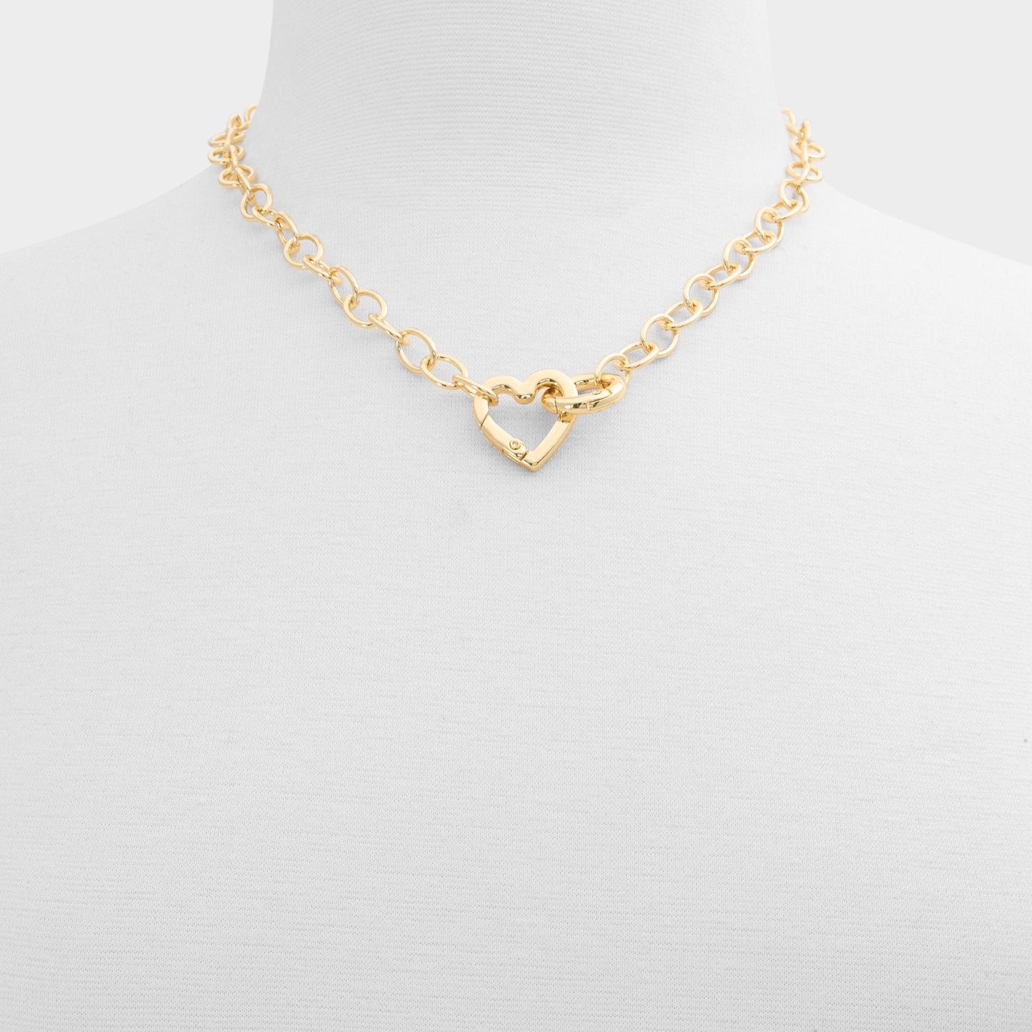 Heartclip in Gold - Customizable necklace - Gold