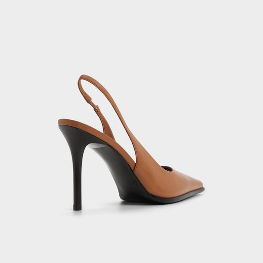 Re in Samantha Light Brown - Sling back high heel, Stiletto heel - Light brown
