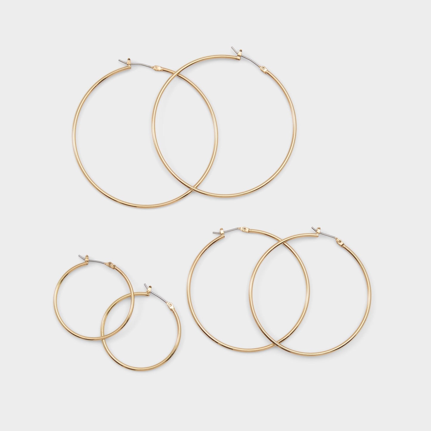 Dailyhoops in Gold - Earring set - Gold