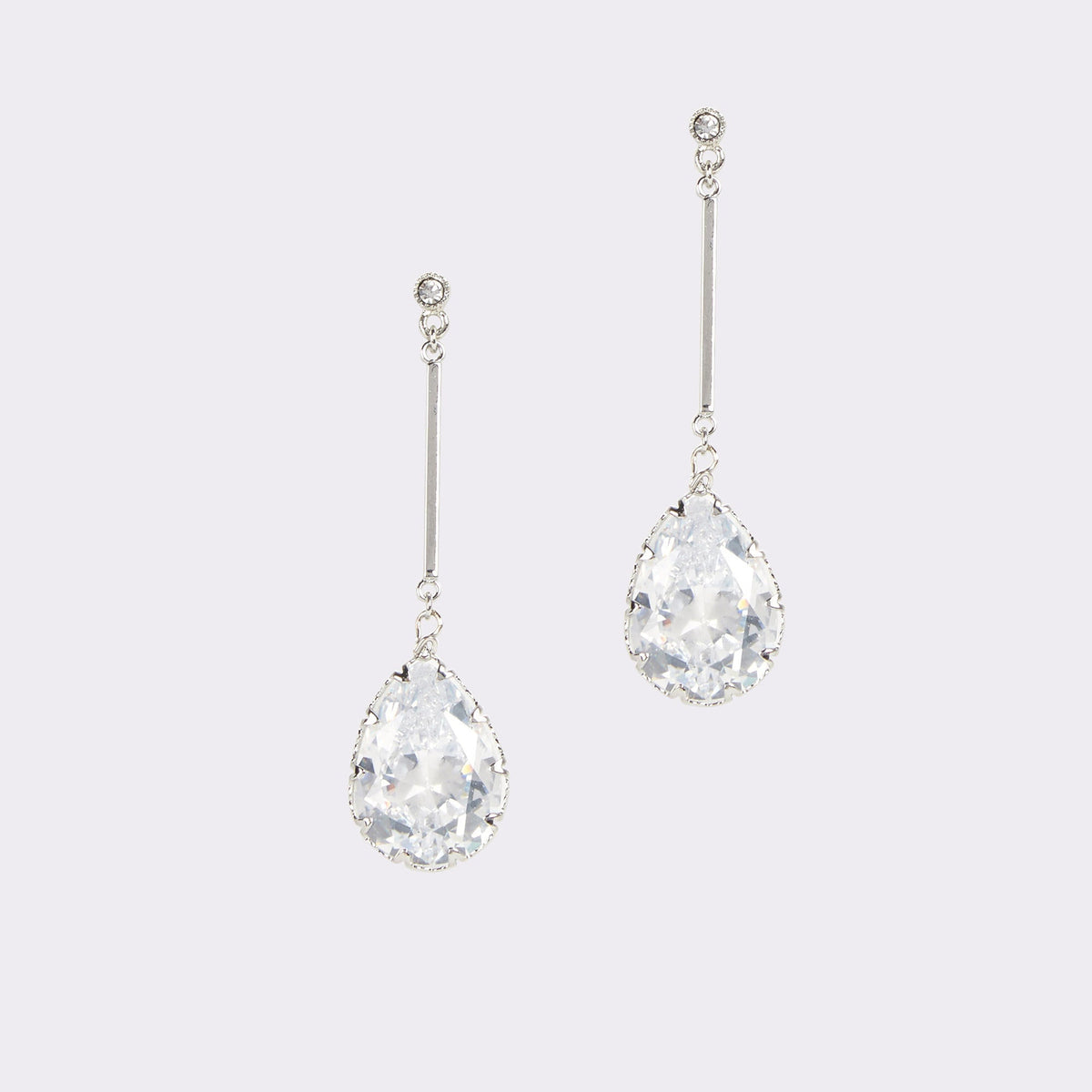 Cares Silver/Clear Multi Women's Earrings - Chandelier earrings - Silver/Clear Multi