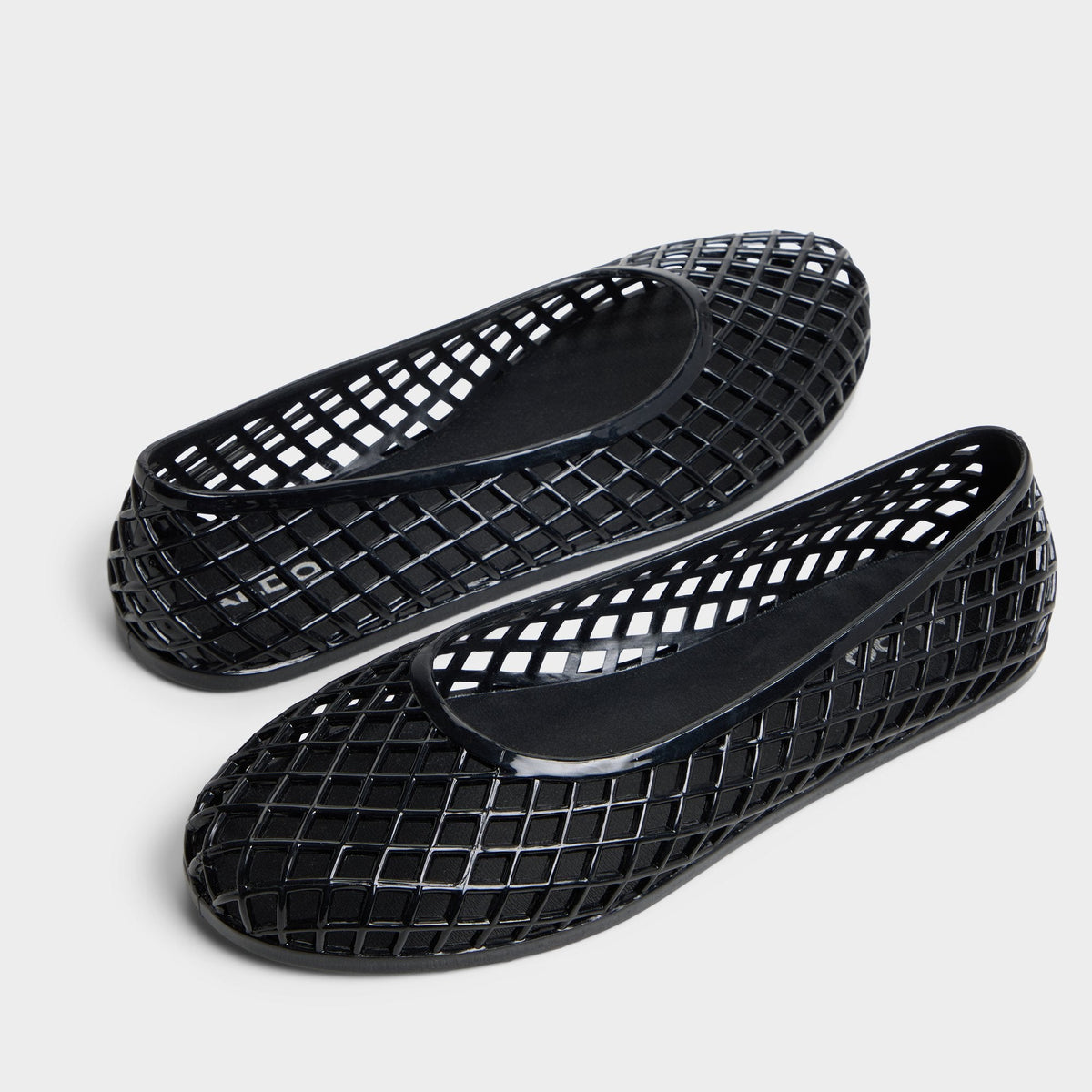 Dwaoria Black Women's Jelly Sandals & Flip Flops - Jelly flats - Black