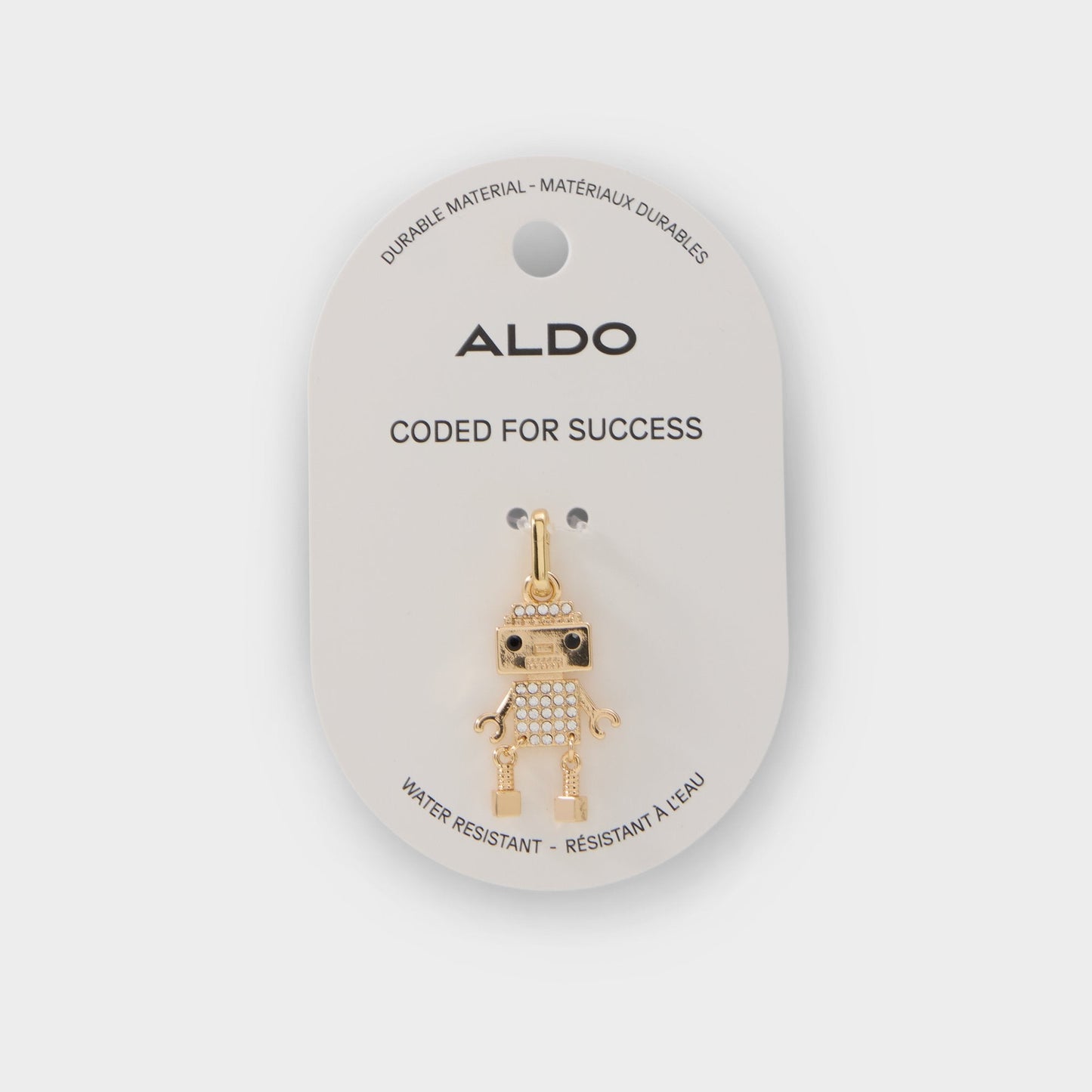 Beepboop in Gold Clear Multi - Jewelry charm - Gold/Clear Multi