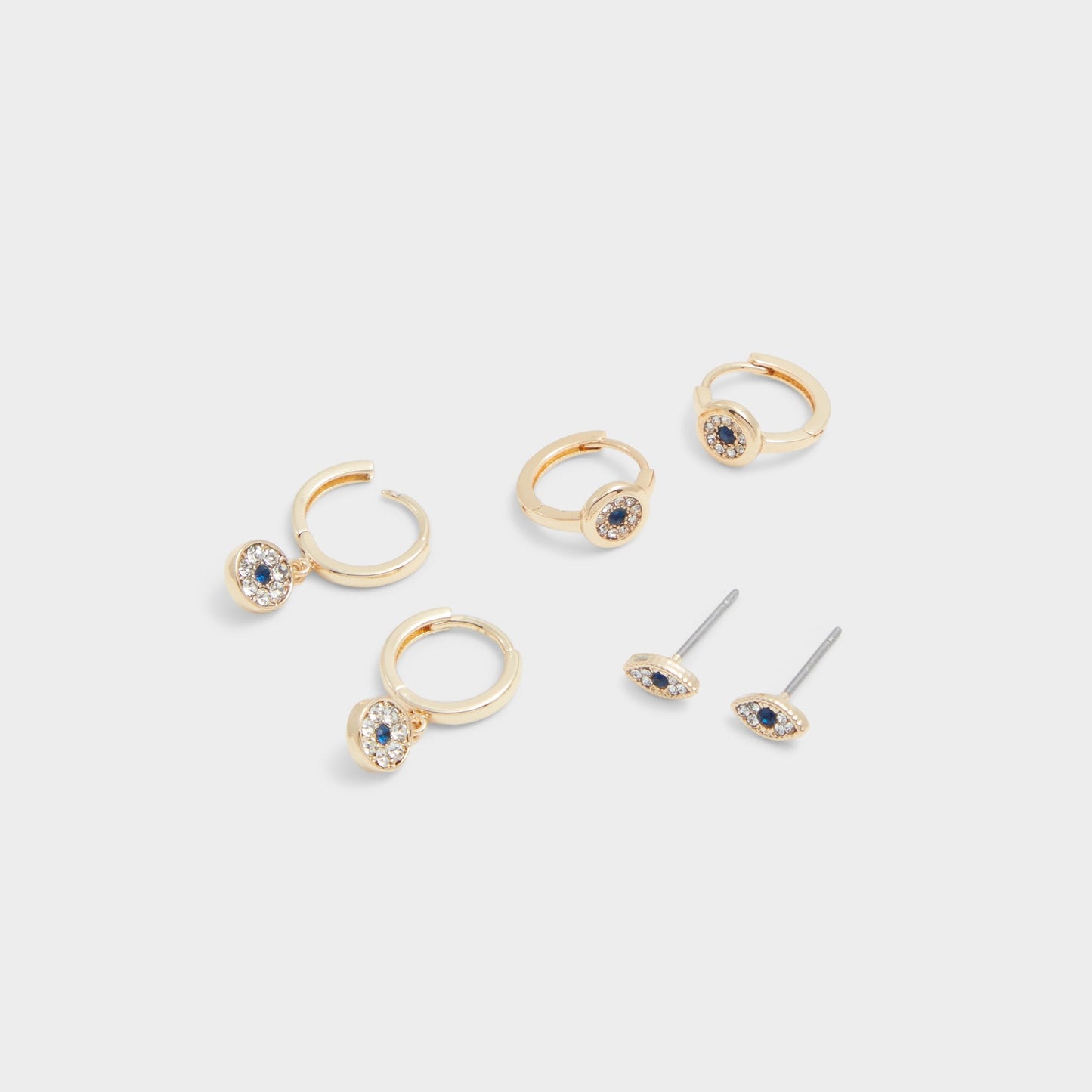 Pelevin Light Blue Women's Earrings - Hoop earrings - Light Blue