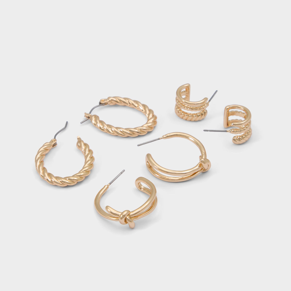 Twistt in Gold - Hoop earrings - Gold