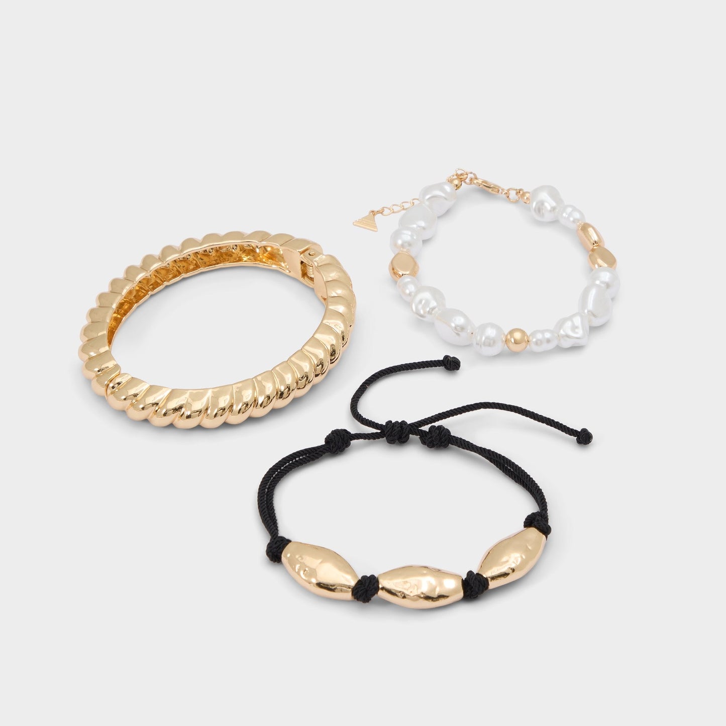 Emberr Black/Gold Multi Women's Bracelets - Bangle bracelet - Black/gold multi