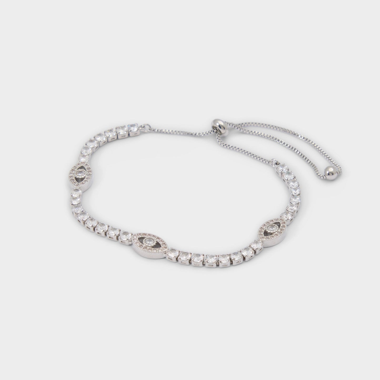 Kaomamar in Silver Clear Multi - Bracelet - Silver/clear multi
