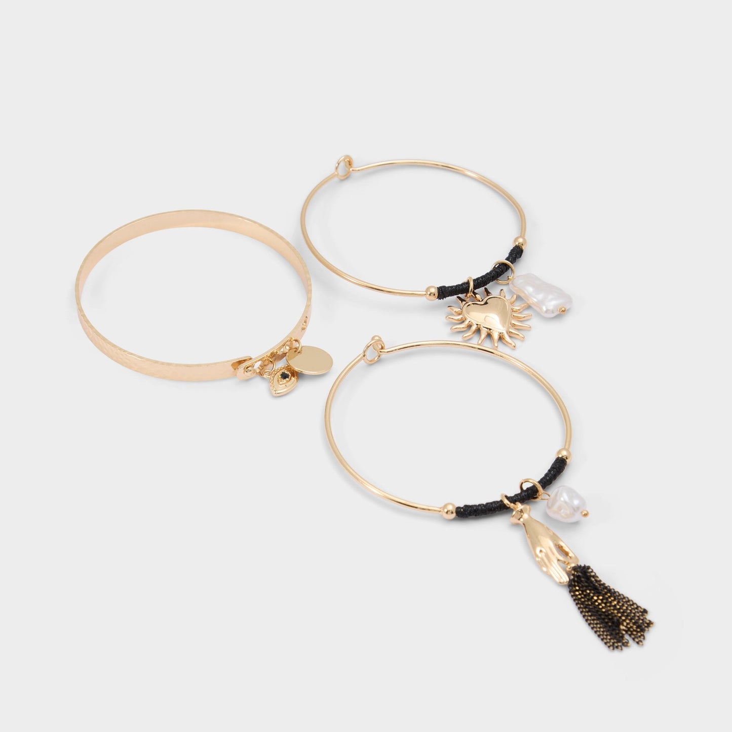 Mysticcharm in Black Gold Multi - Bracelet - Black/gold multi