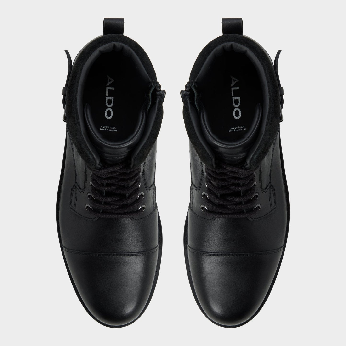 Quaid in Black - Lace-up boot - Black