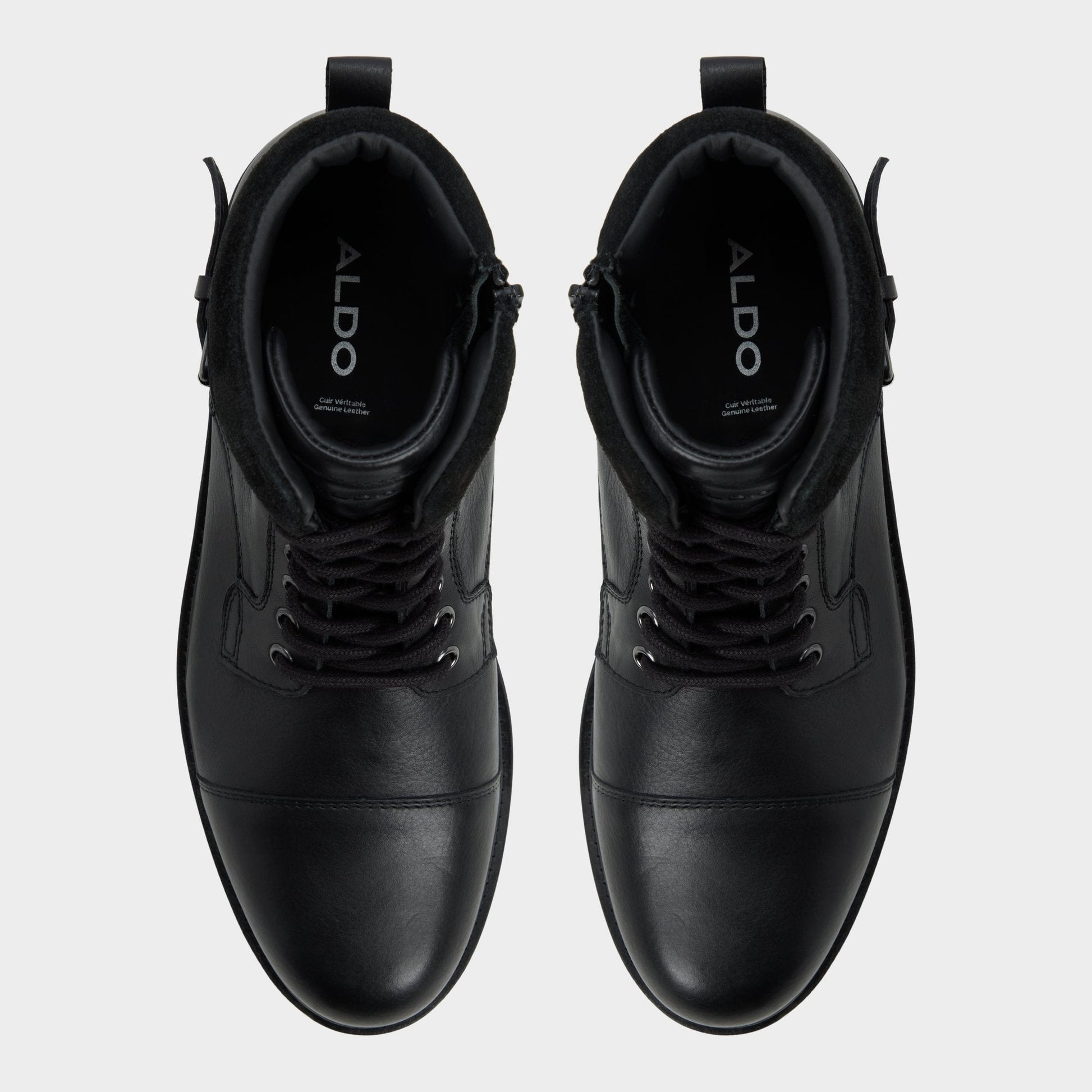 Quaid in Black - Lace-up boot - Black
