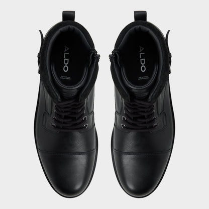 Quaid in Black - Lace-up boot - Black