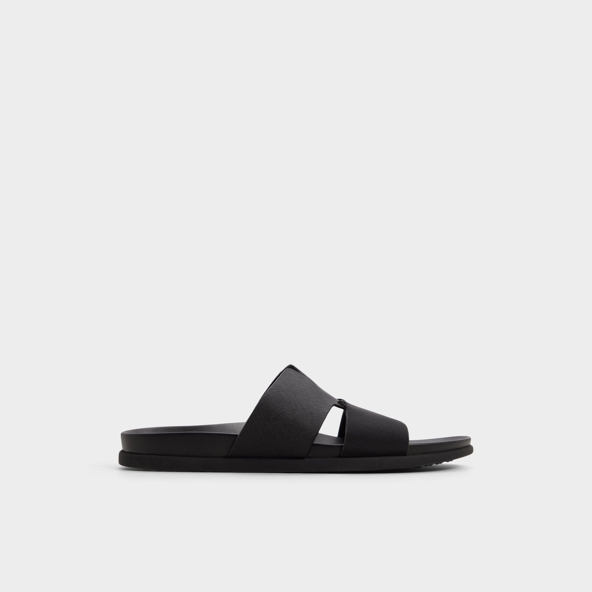 Marcelo in Black - Slide sandal - Black
