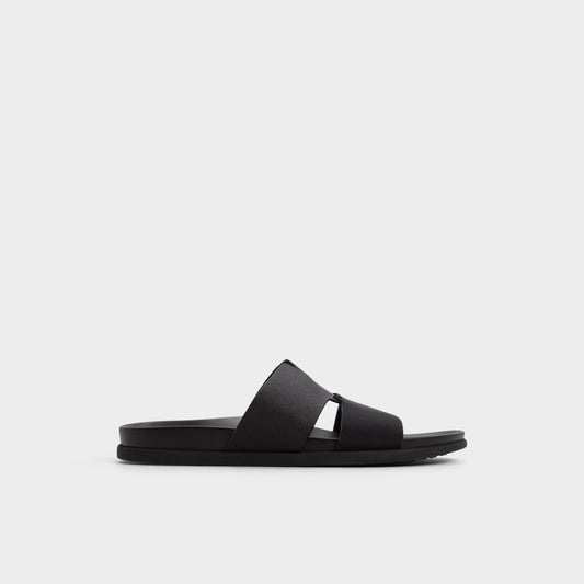 Marcelo in Black - Slide sandal - Black