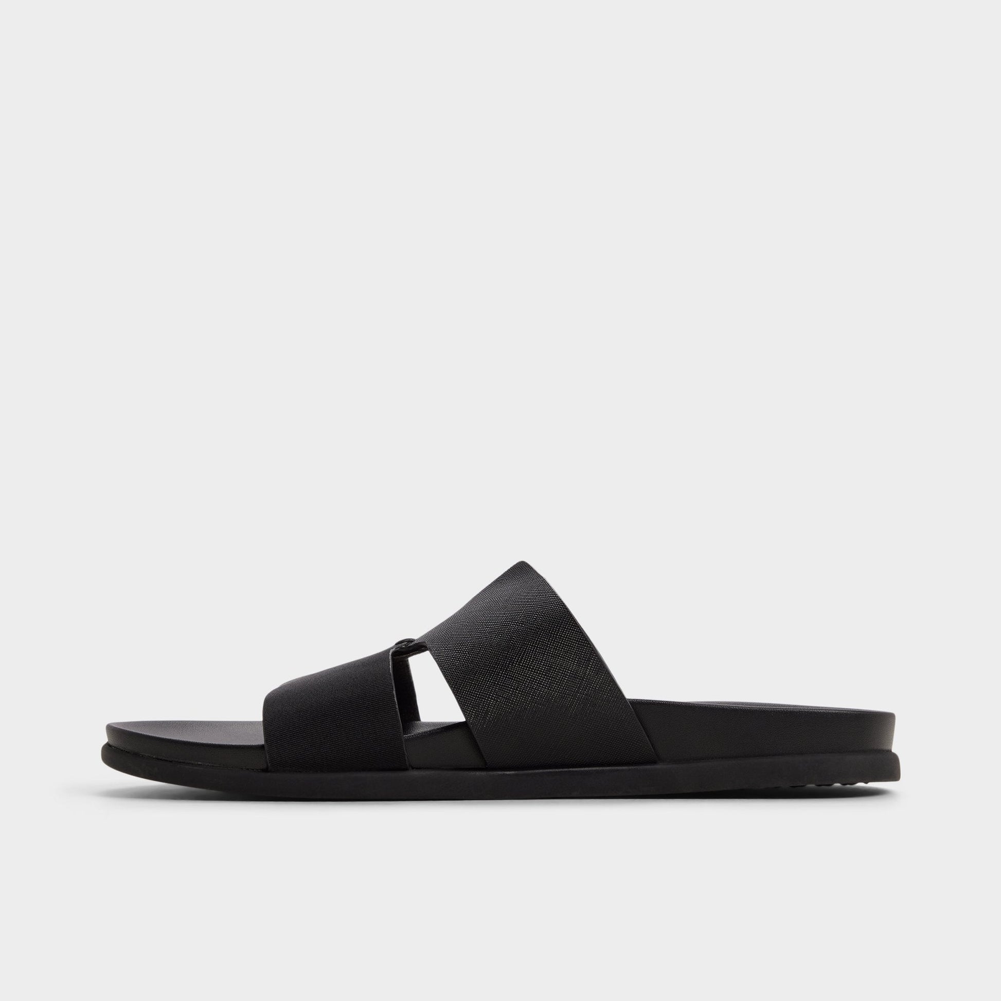 Marcelo in Black - Slide sandal - Black