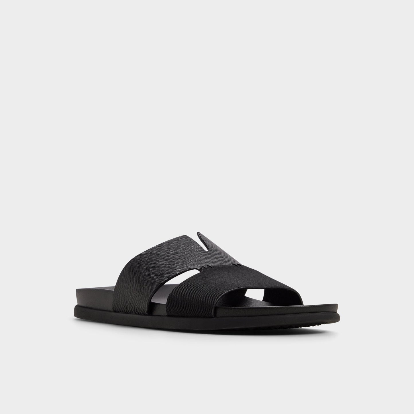Marcelo in Black - Slide sandal - Black