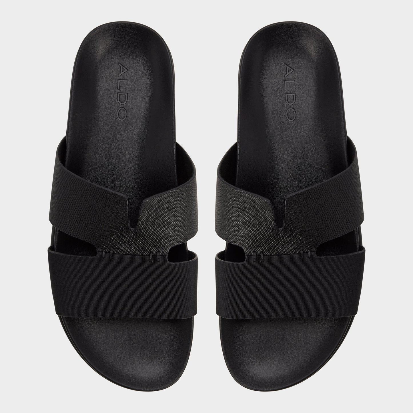 Marcelo in Black - Slide sandal - Black