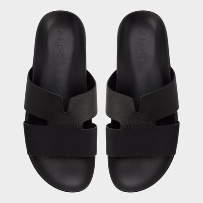 Marcelo in Black - Slide sandal - Black