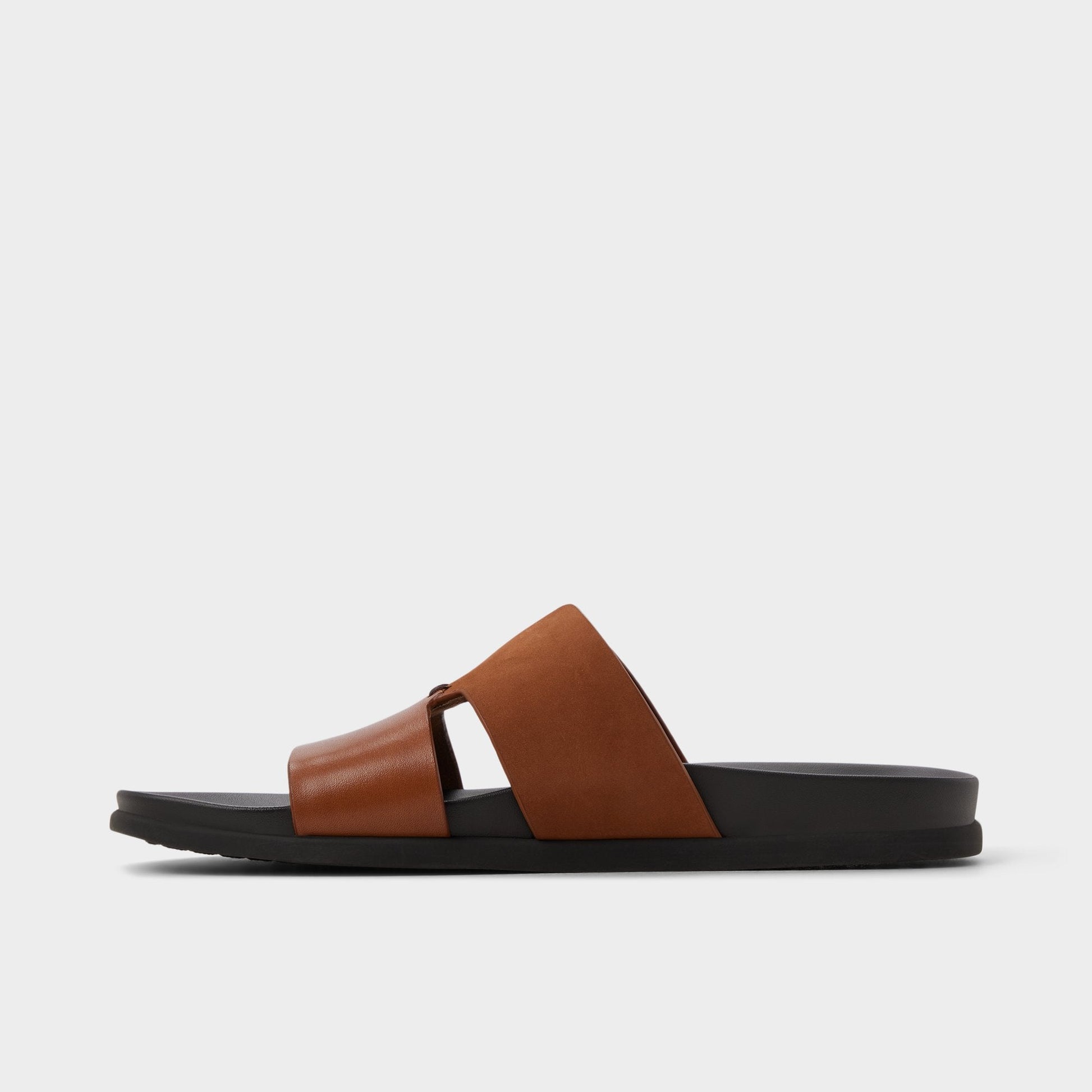 Marcelo in Cognac - Slide sandal - Cognac