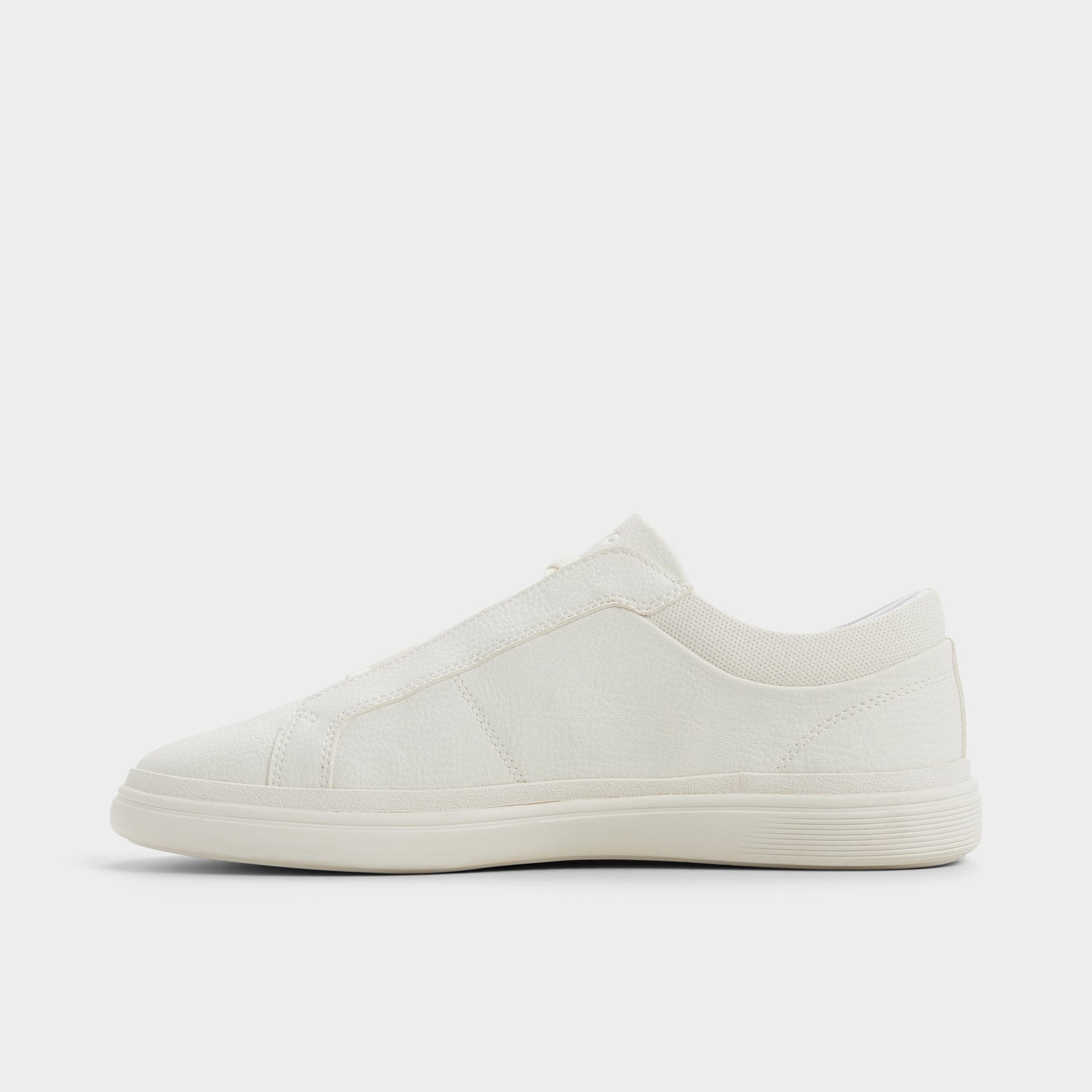 Carlson in White - Slip-on sneaker, Cup sole - White