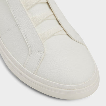 Carlson in White - Slip-on sneaker, Cup sole - White