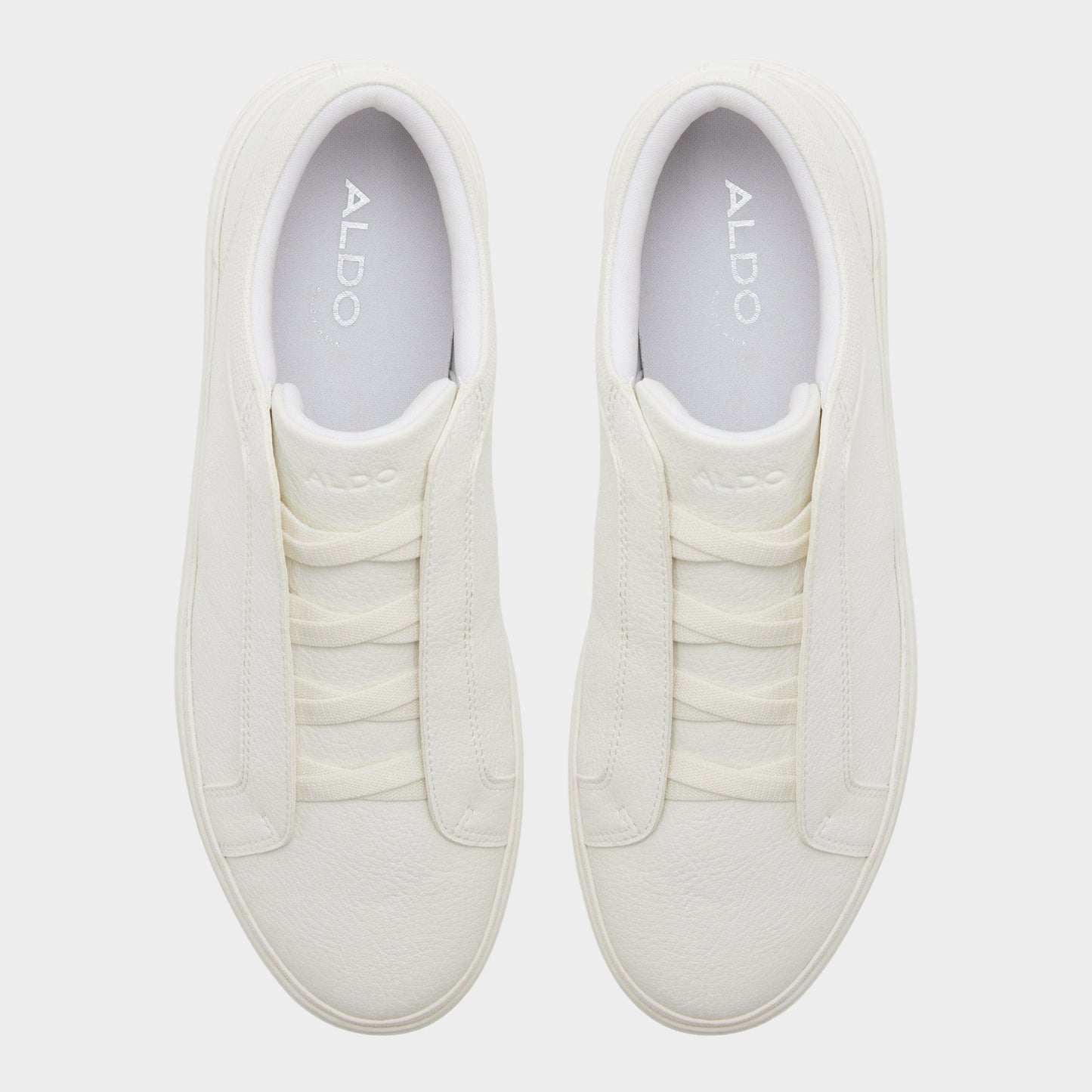 Carlson in White - Slip-on sneaker, Cup sole - White