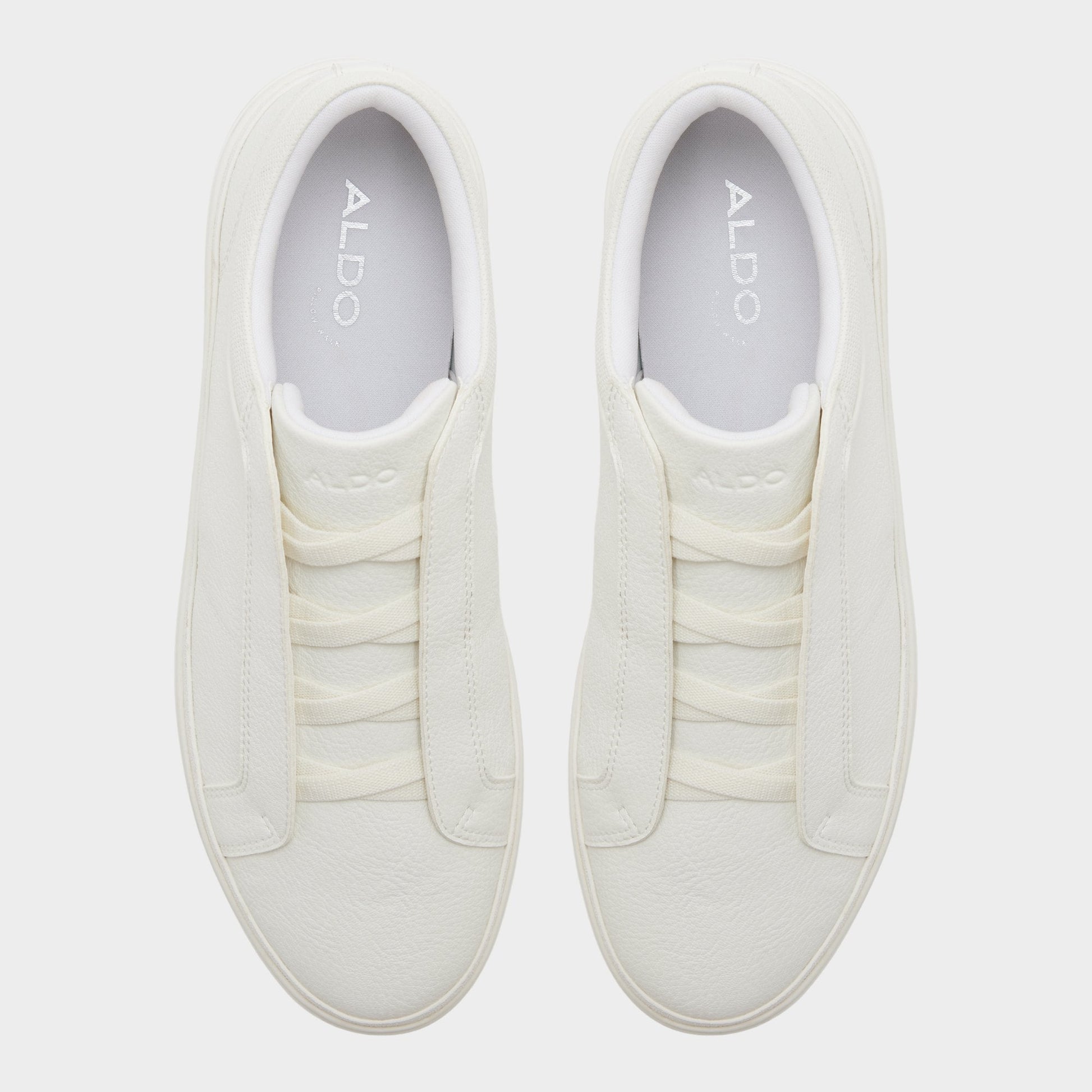 Carlson in White - Slip-on sneaker, Cup sole - White
